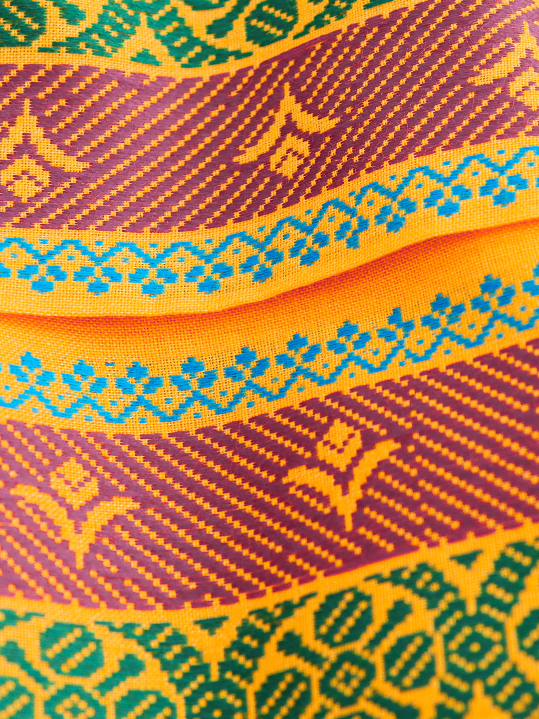 Men Cotton Mango Towel with Fancy Border 6422