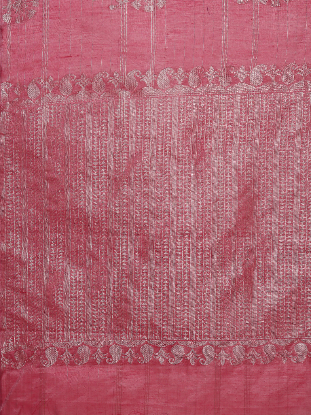 Women Semi Kora Cotton Purple Saree SK126