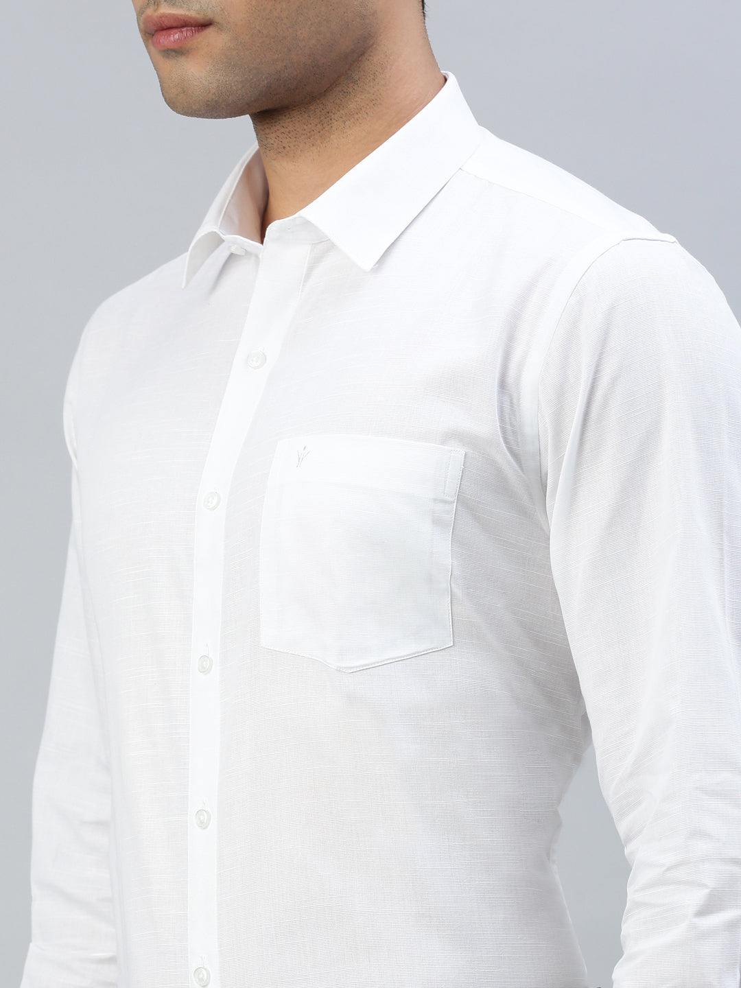 Men 100% Cotton Shirt Celebrity White 32