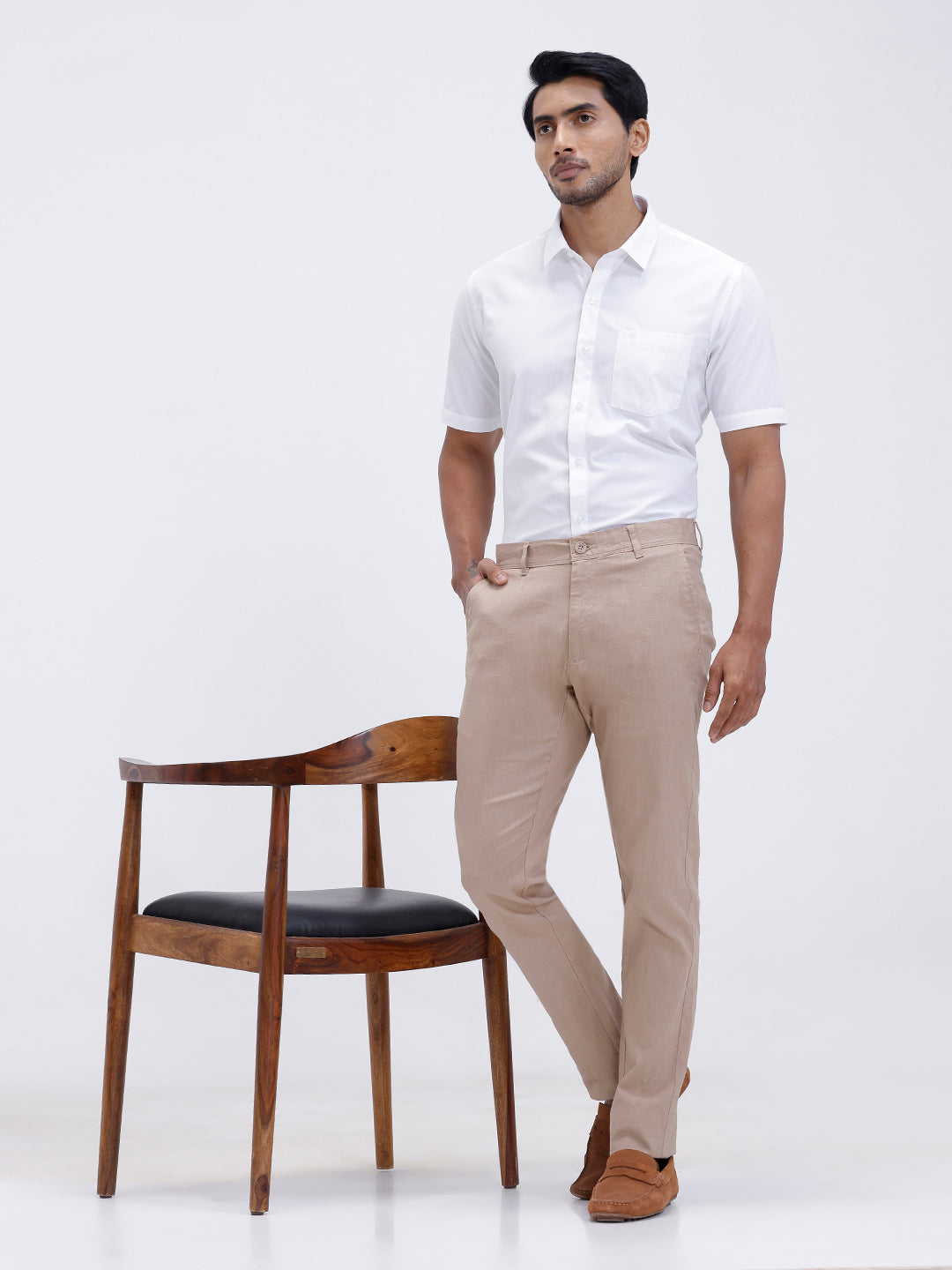 Mens Cotton Rich Half Sleeves Shirt and Pants Combo TR15504