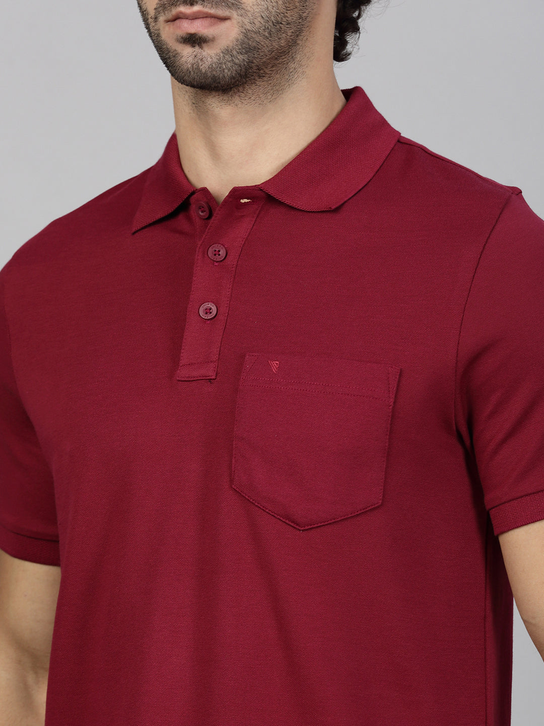 Men Maroon T-shirt and Grey Shorts Combo