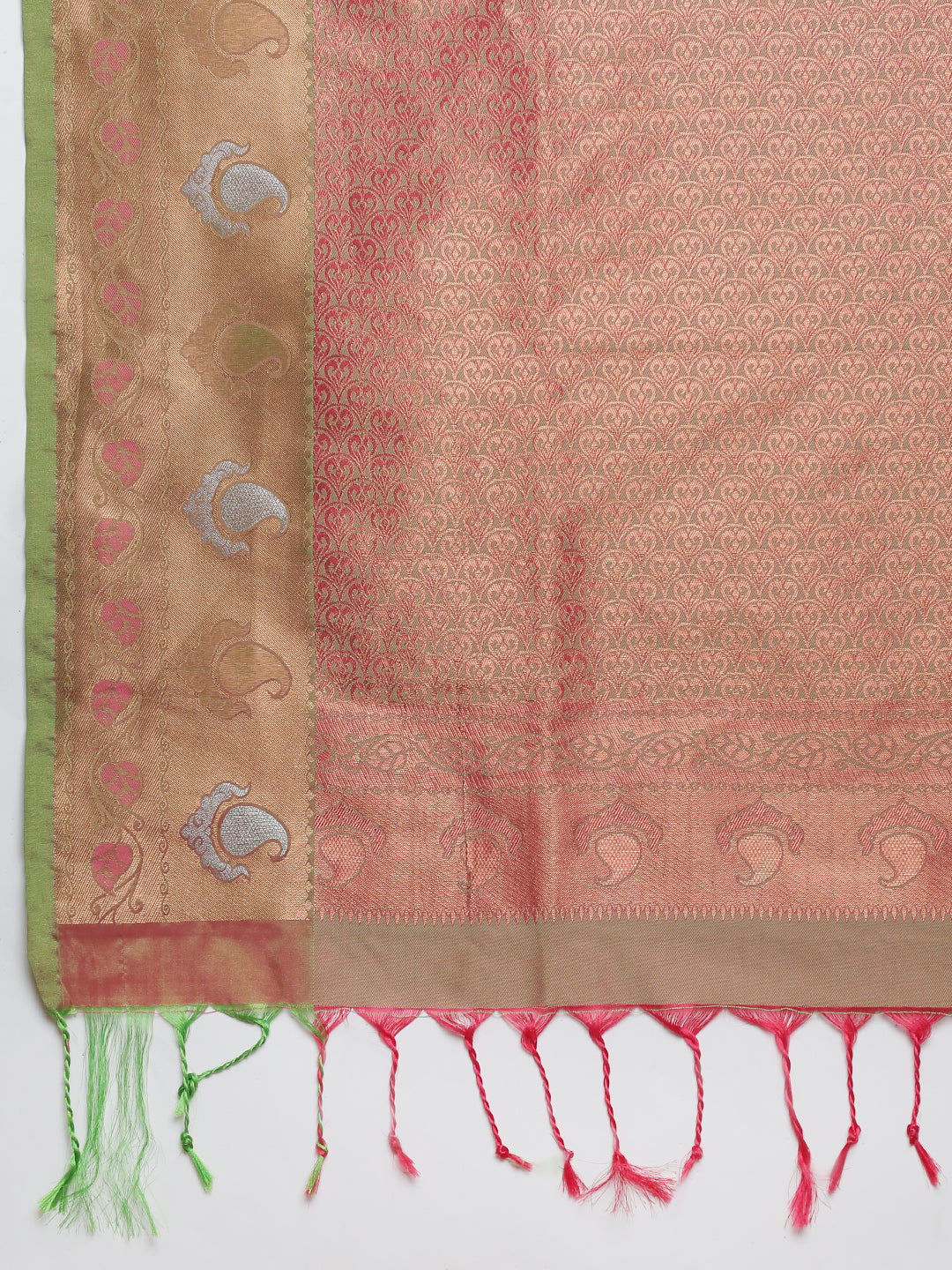 Women Soft Silk Saree Pink SS413