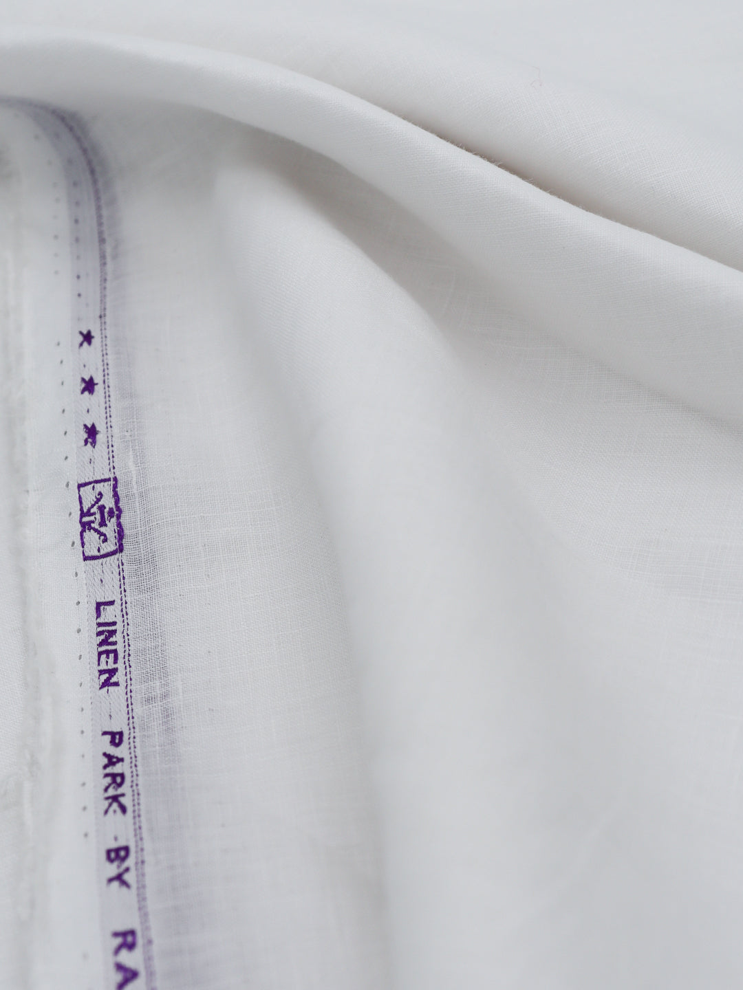 Men Premium Pure Linen White Shirt Fabric Linen Park Euro
