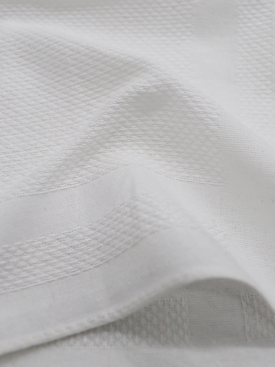 Premium Cotton White Napkin / Hand Towel (Pack of 6)