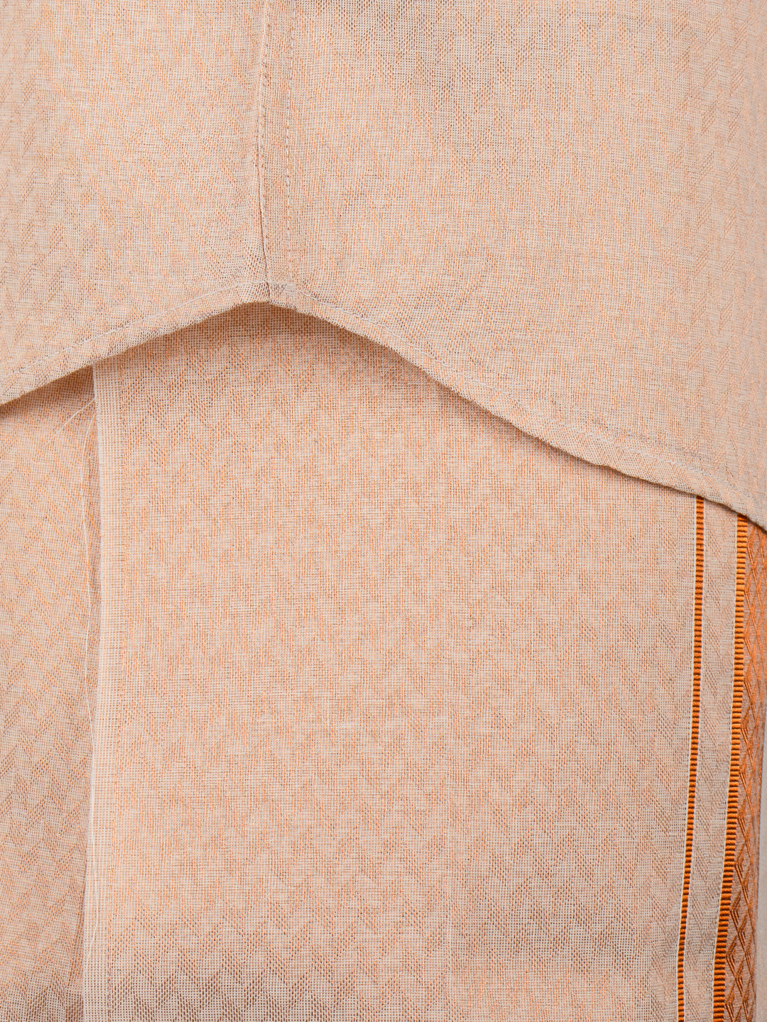 Men Copper Tissue Jacquard Full Sleeves Shirt with Matching Dhoti Set CD12