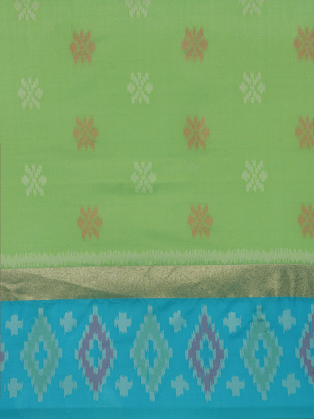 Women Green Soft Silk Saree SS393