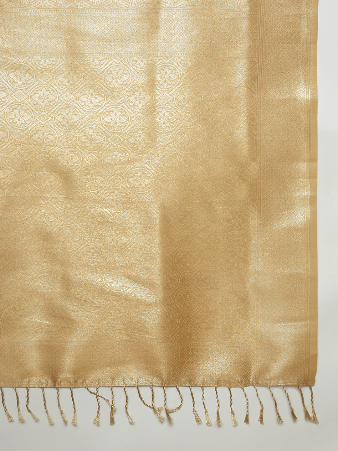 Couple Combo Shirt & Dhoti Set with Saree Gold ASS110