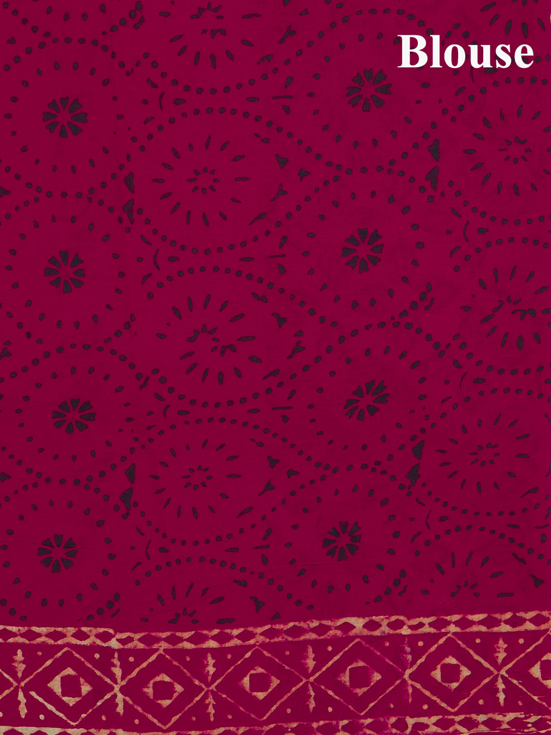 Women Cherry Red Soft Cotton Printed Saree SCS167