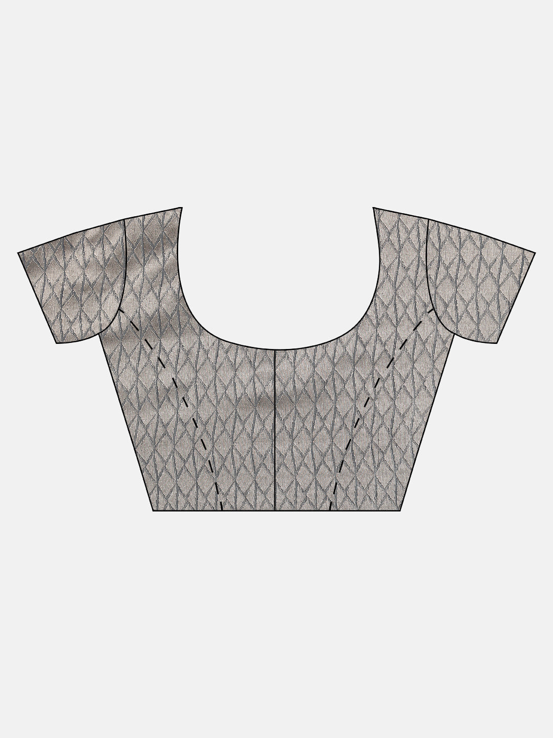 Women Semi Kora Cotton Dark Greyish Blue Saree SK123