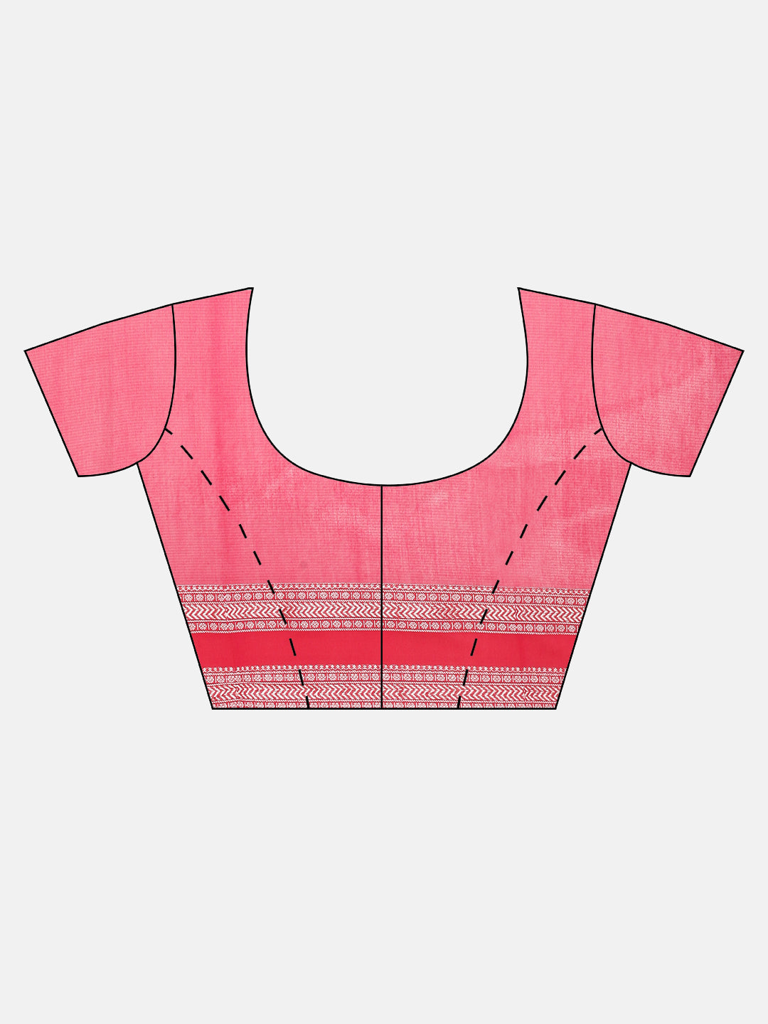 Women Purple Kora Cotton Fancy Saree SK108