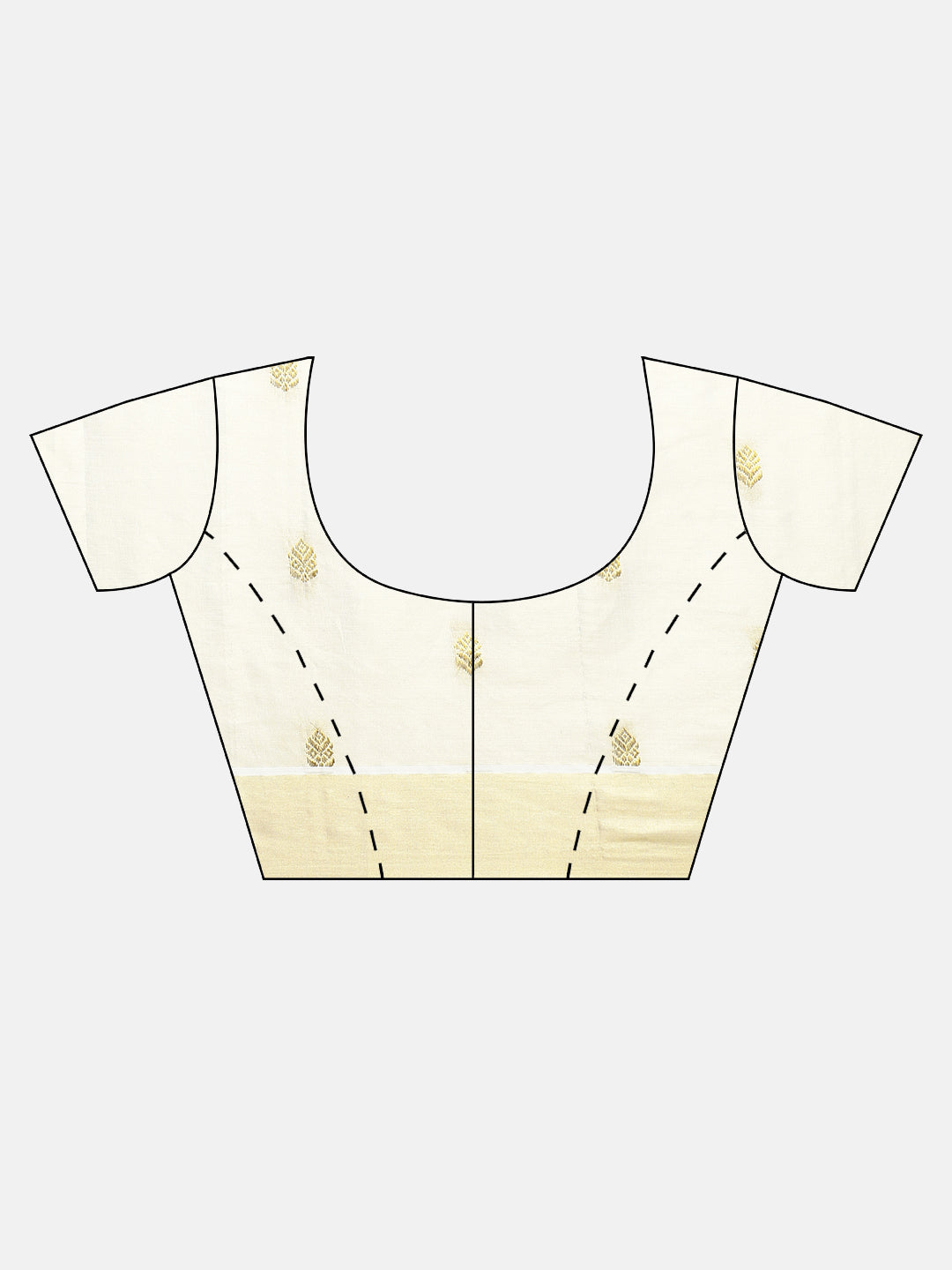 Women Traditional Kerala Tissue Gold Saree KS229