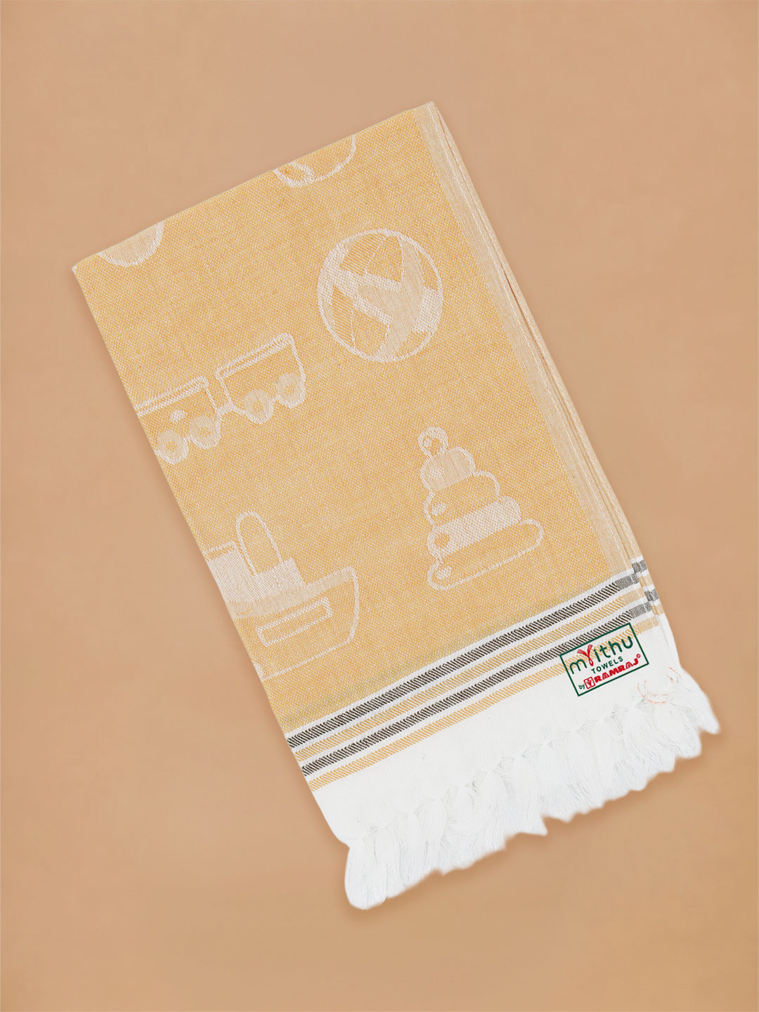 Kids Soft Cotton Printed Hand Towels (Pack of 5)