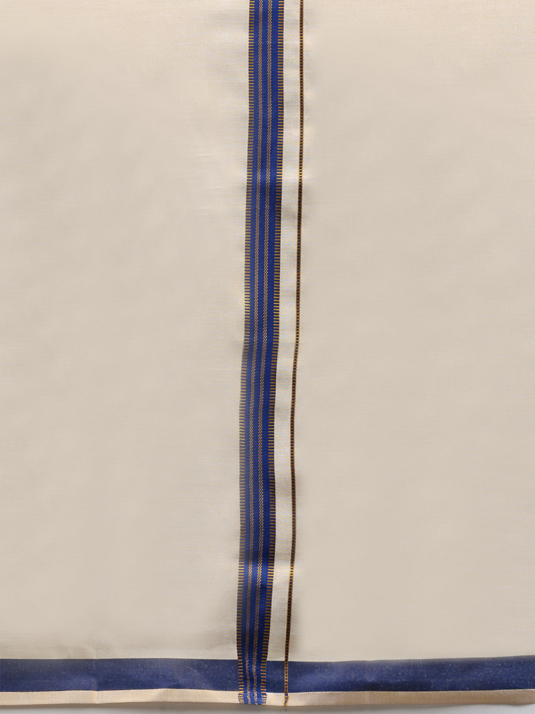 Men Cotton Rich C.Blue Shirt and Tissue Dhoti Set C80