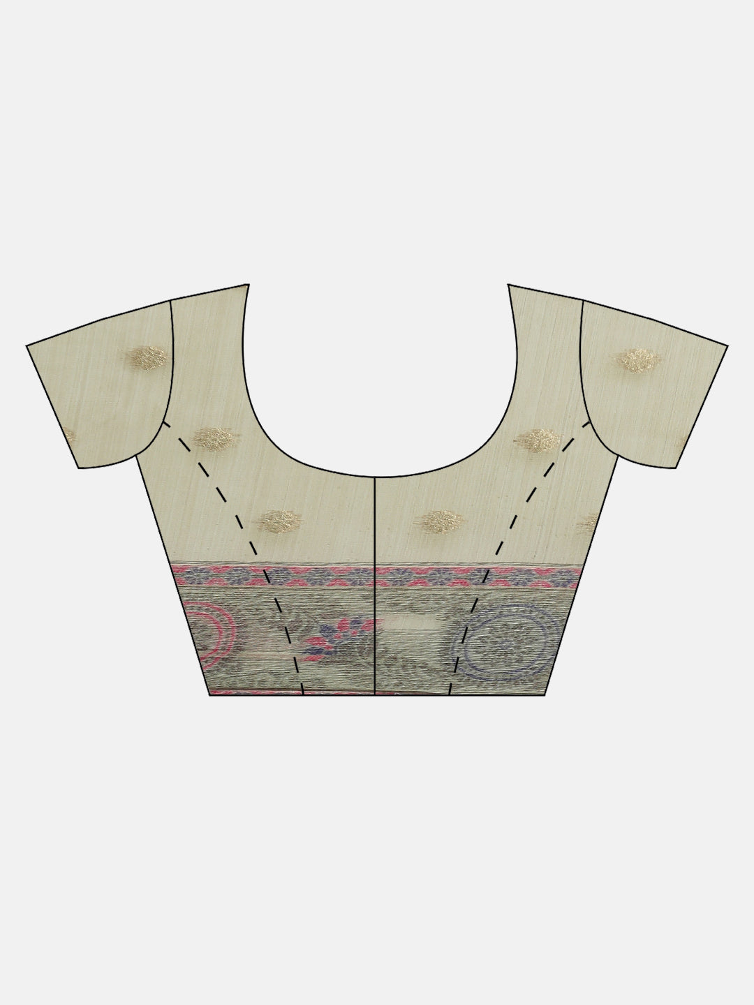 Women Sage Green Cotton Weaving Saree PCS255