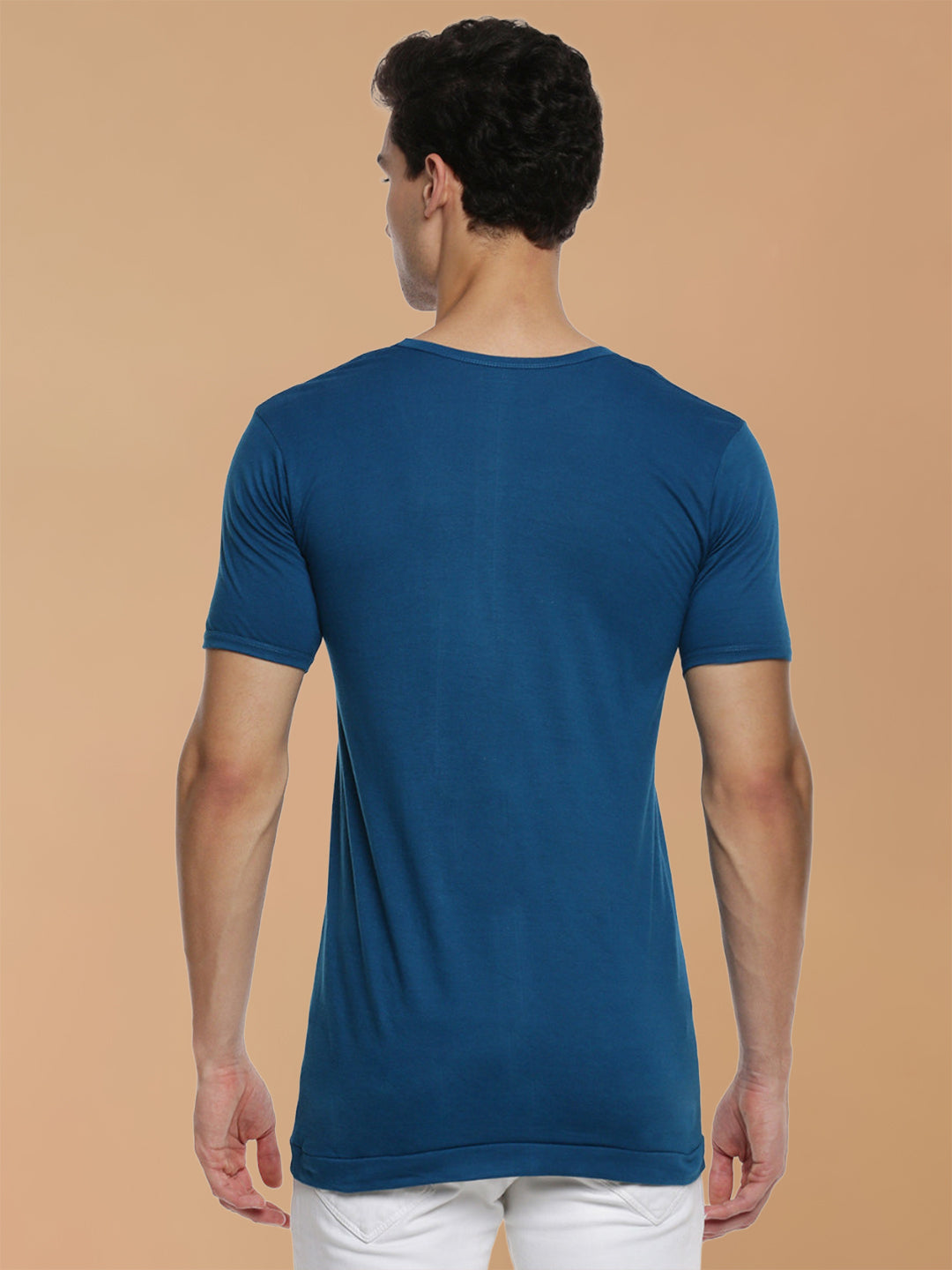 100% Combed Cotton Assorted Colour Sleeves Vest RNS Sukra (Pack of 2)
