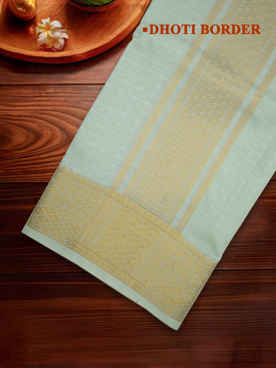 Men Art Silk Dhoti & Shirting Set M.Green Subakalyan (2 in 1) SK03