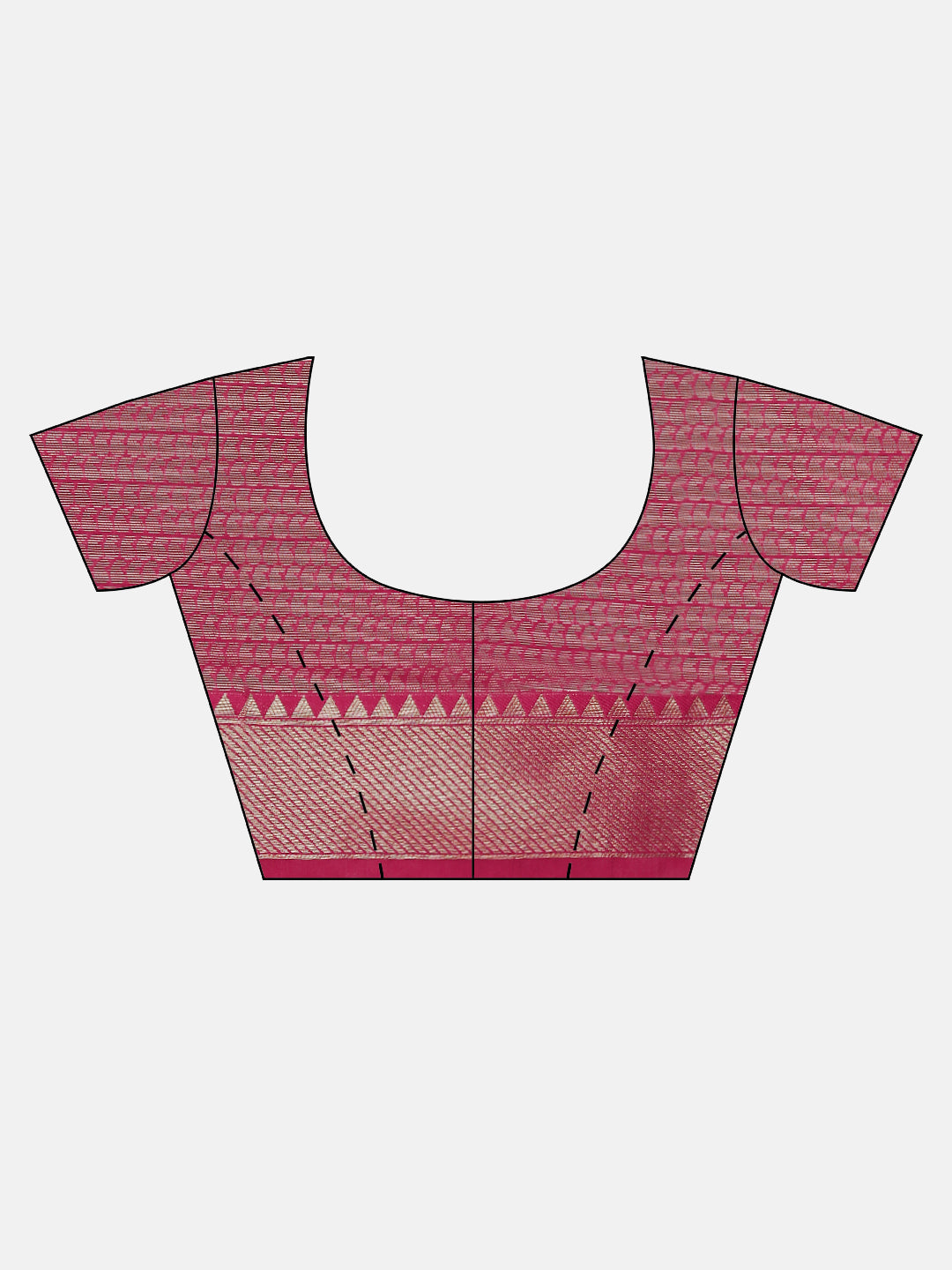 Women Sandal with Pink Border Soft Silk Saree SS390