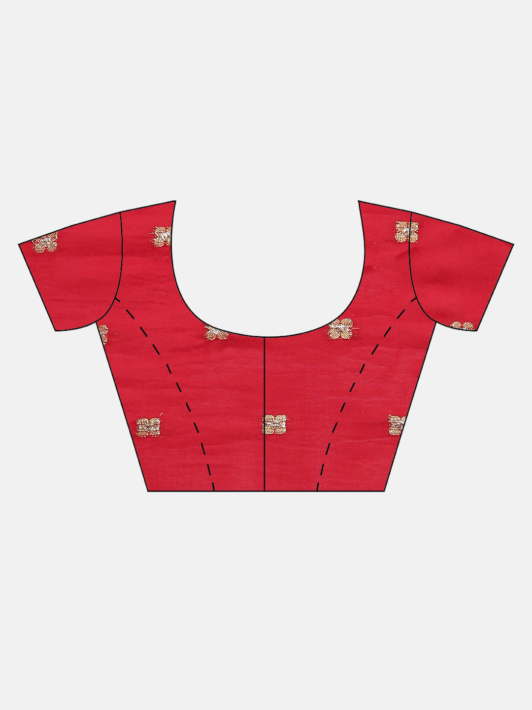 Women Semi Mysore Silk Saree Sandal with Orange SS398