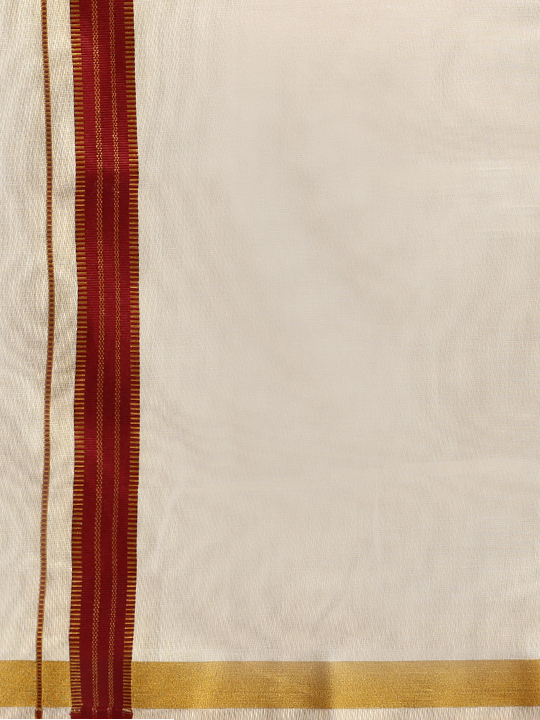 Men Cotton Rich Maroon Shirt and Tissue Dhoti Set C81