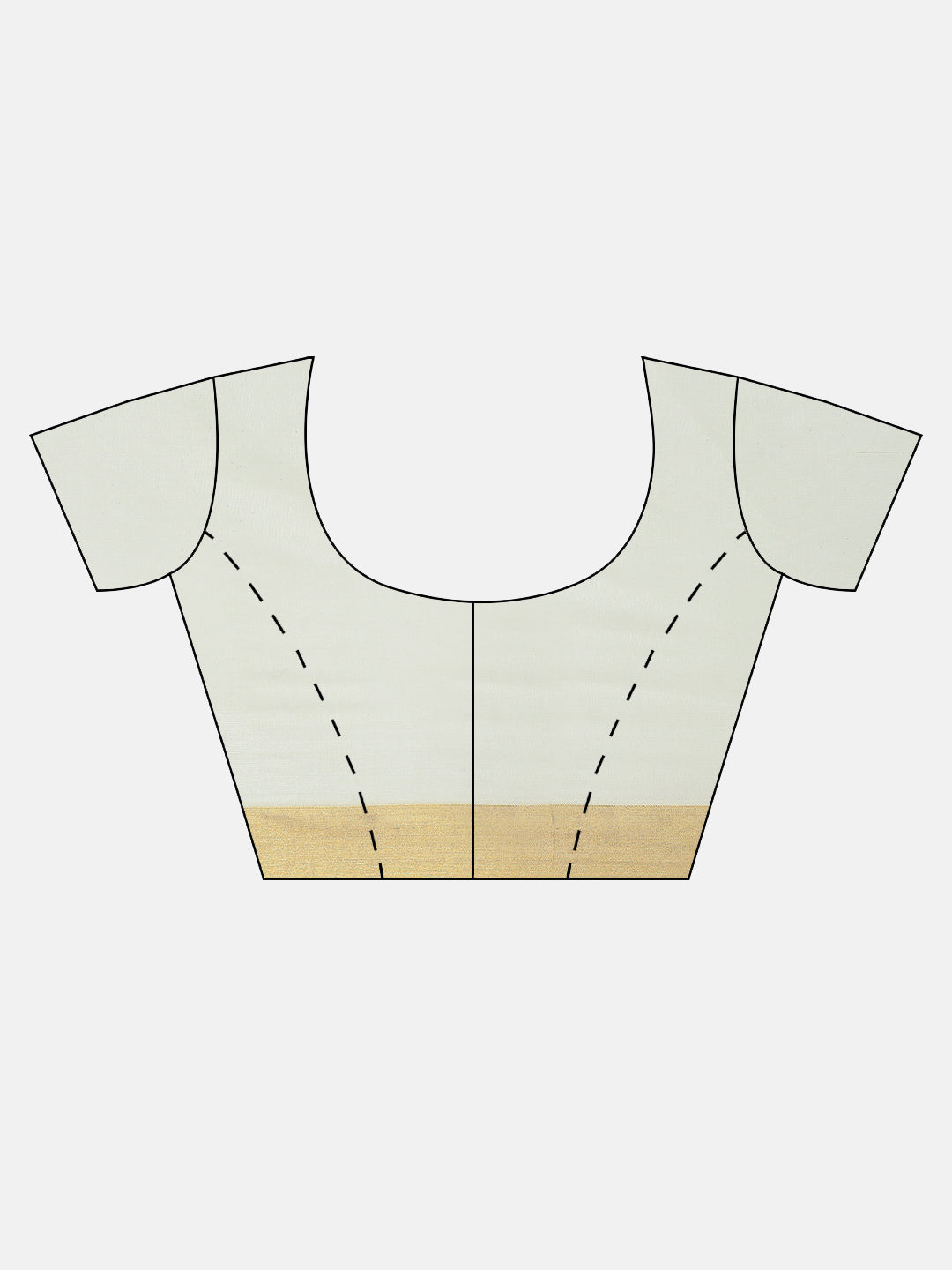 Women Traditional Kerala Cream Saree KS238