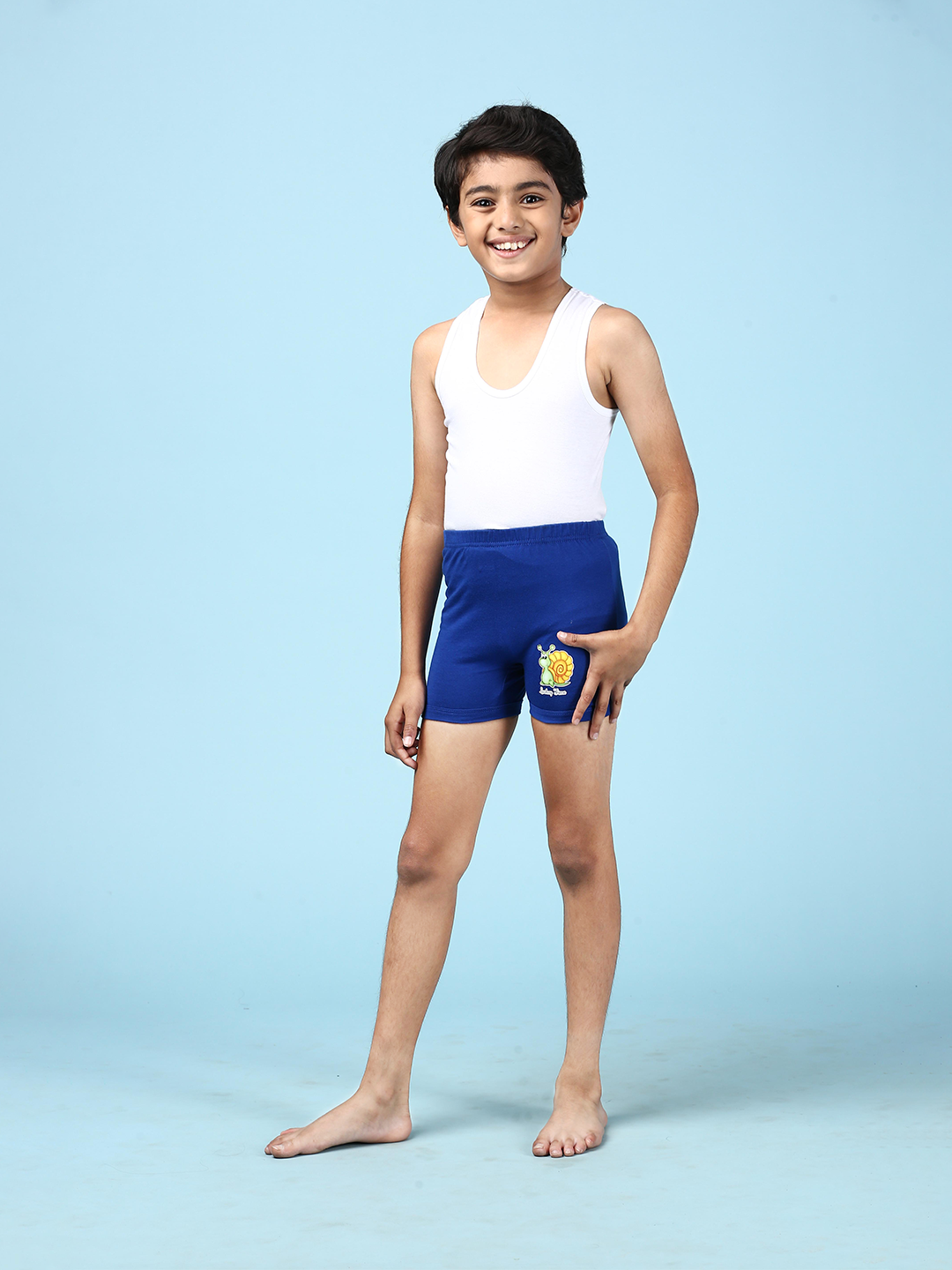 Boys Combed Cotton Assorted Colours Drawer (Pack of 5)