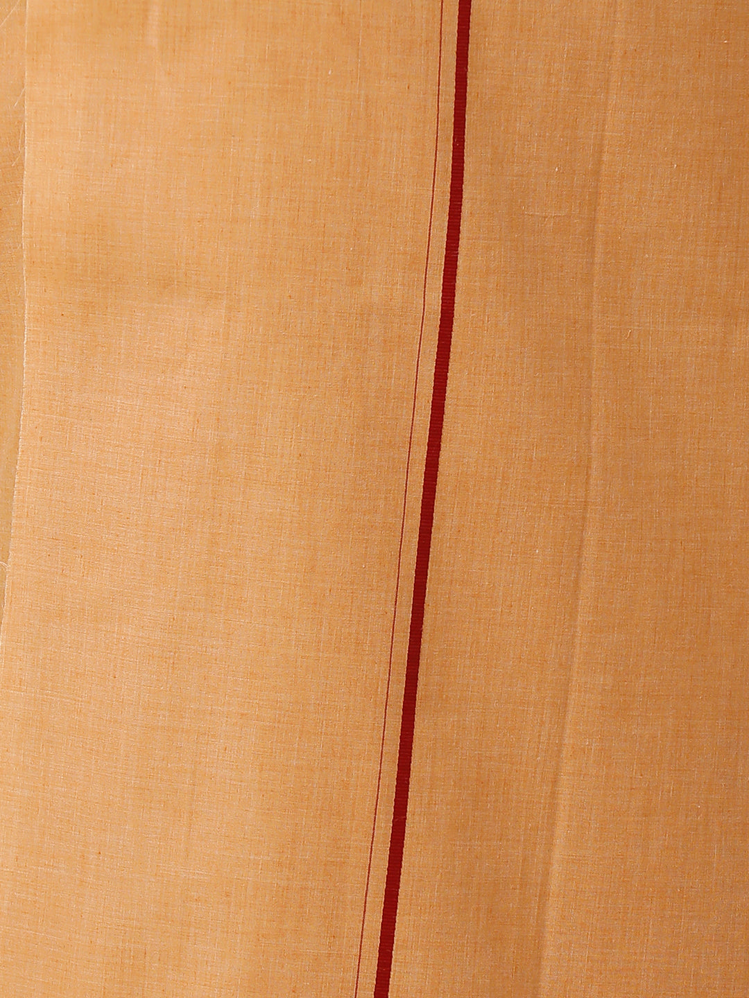 Men Cotton Blend Single Layer Kaavi Dhoti with Small Border