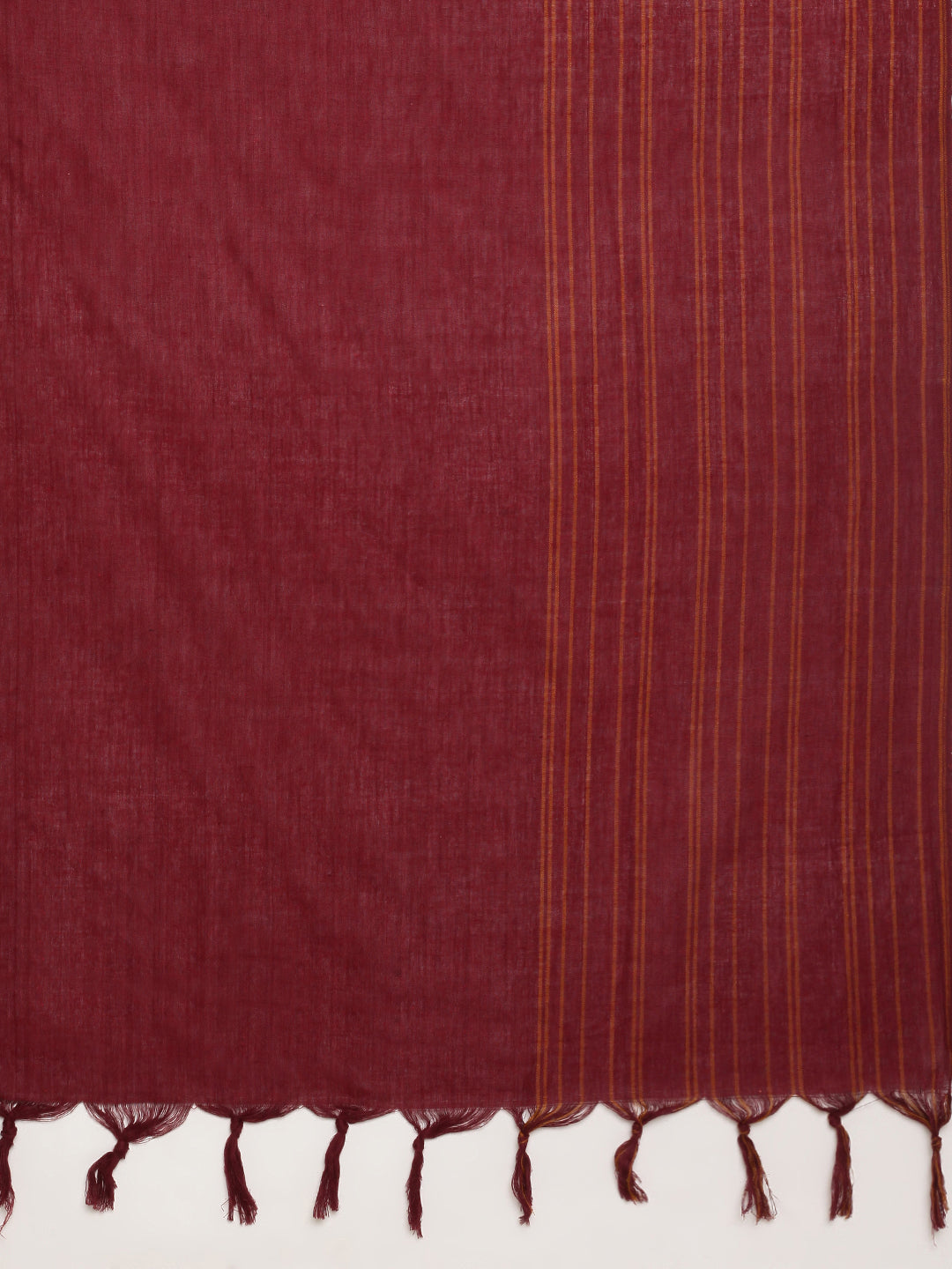 Women Cotton Maroon Stripes Design Kurti Set EKS95