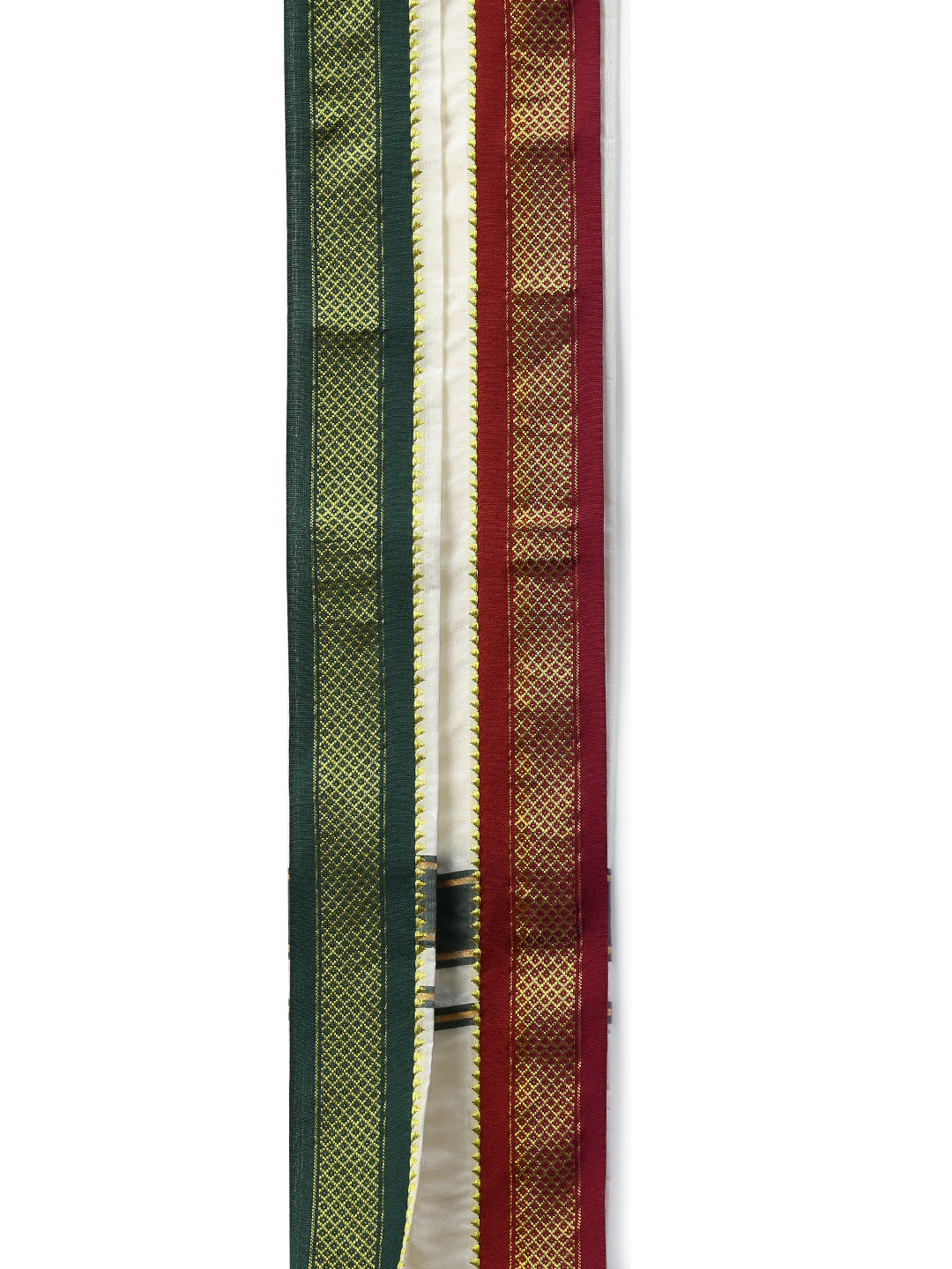 Men Art Silk Kurta Readymade Elastic Panchakacham & Towel Set