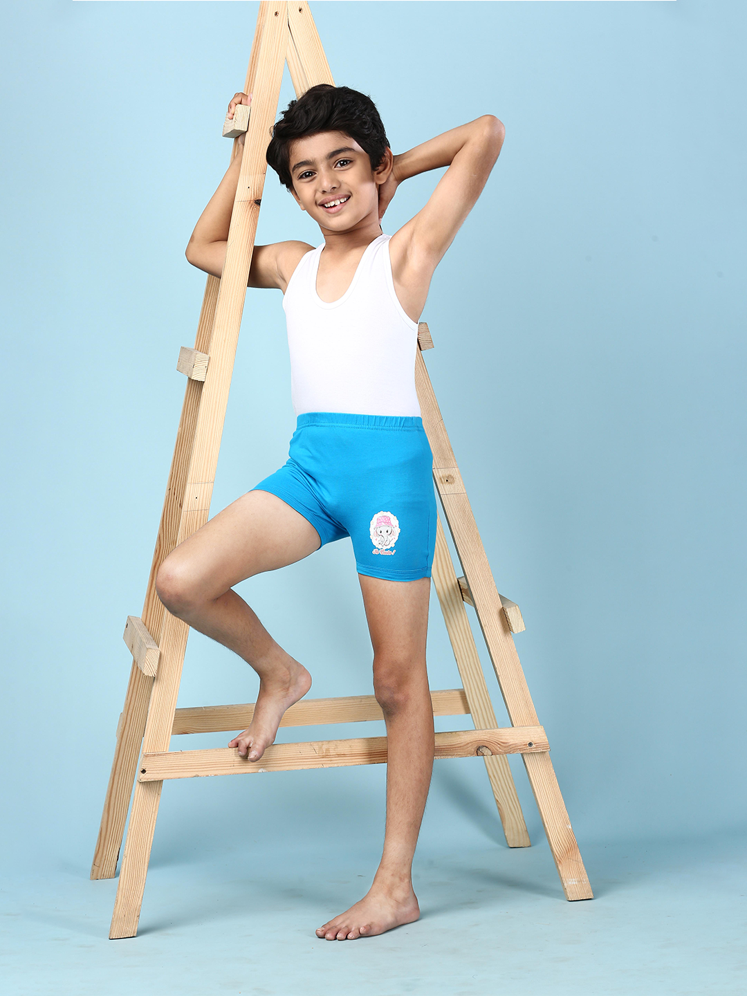Boys Combed Cotton Assorted Colours Drawer (Pack of 5)