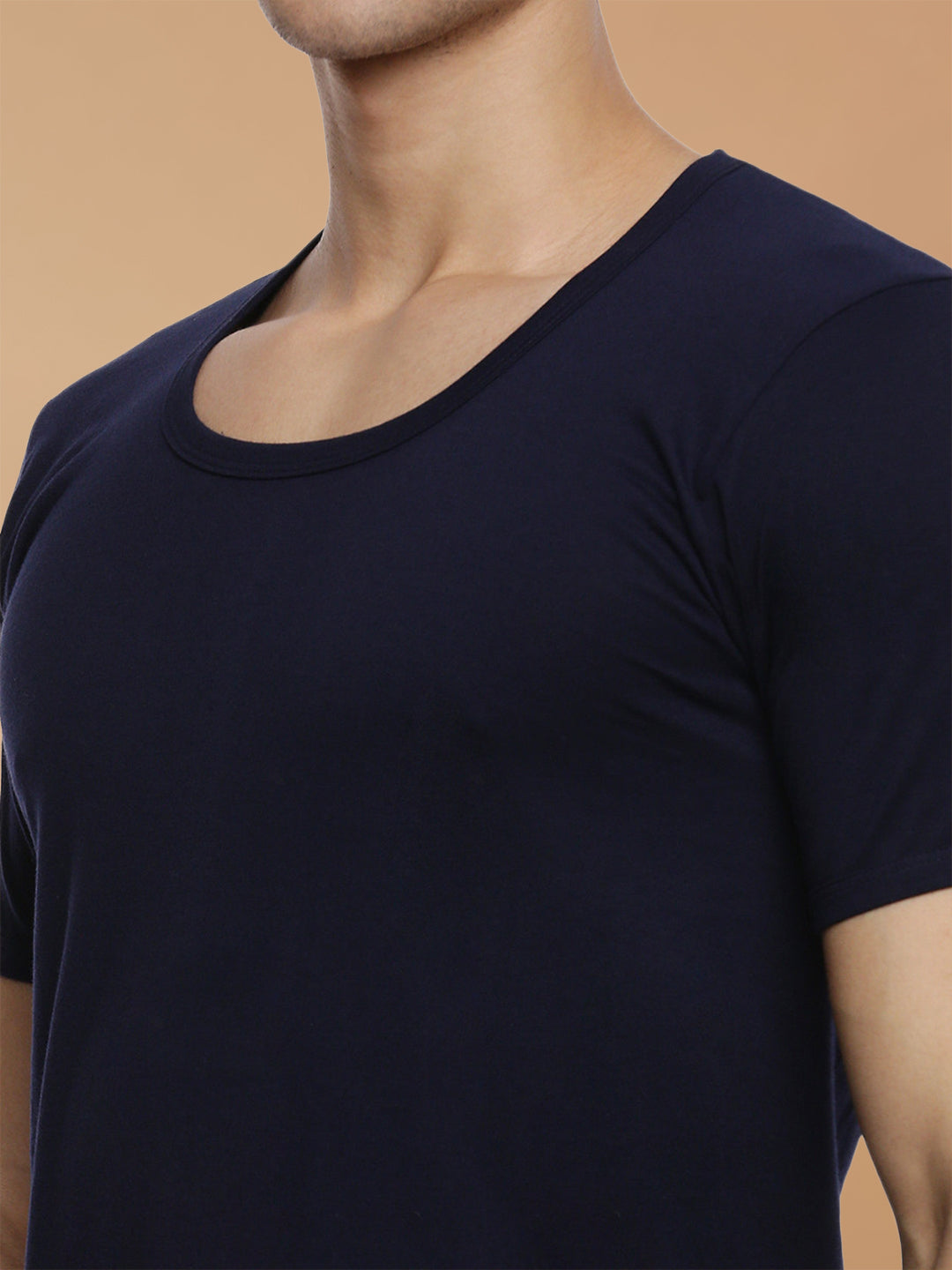 100% Combed Cotton Assorted Colour Sleeves Vest RNS Sukra (Pack of 2)