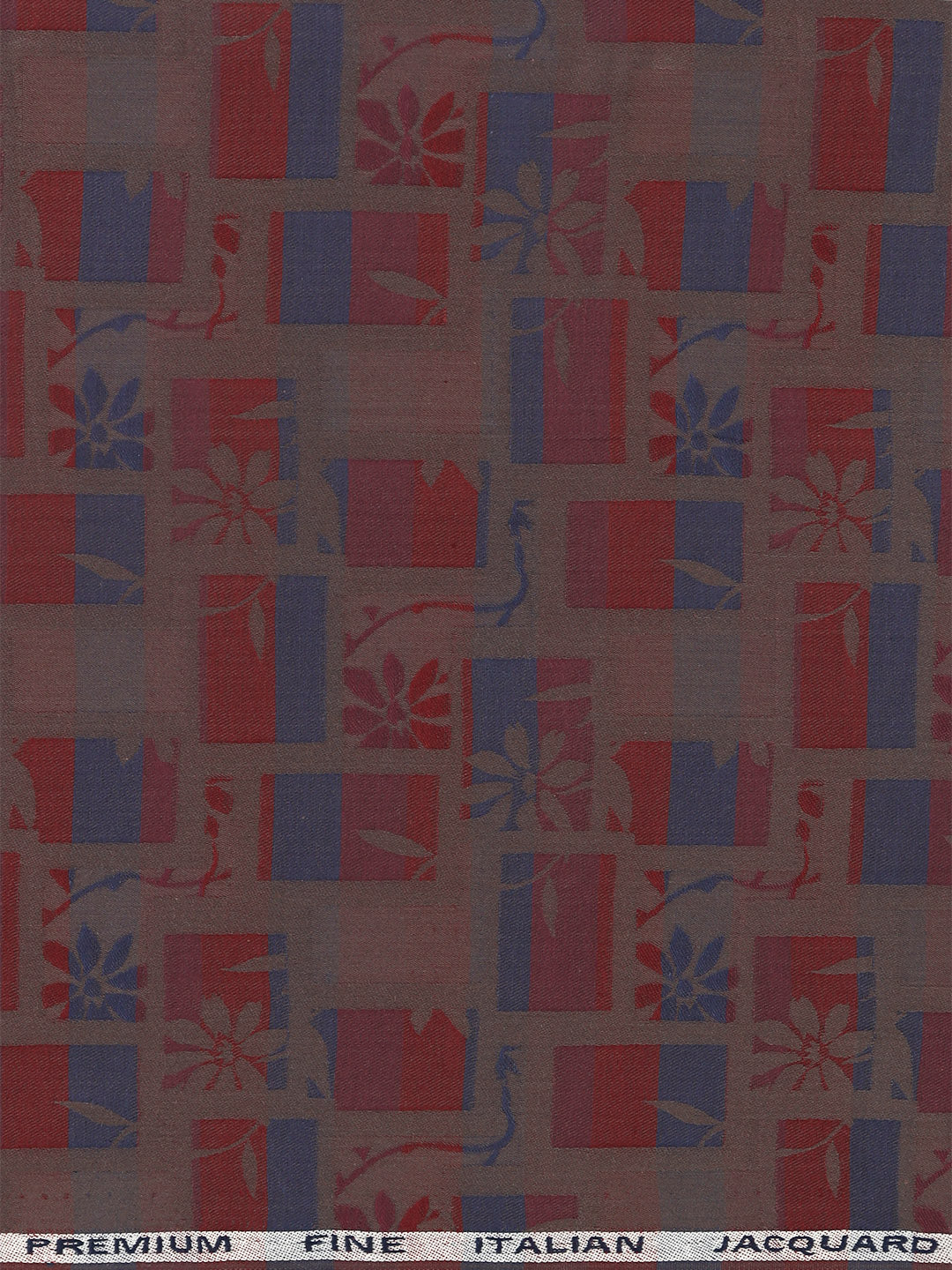 100%Cotton Violet Printed Shirt Fabric Mario Jaquard