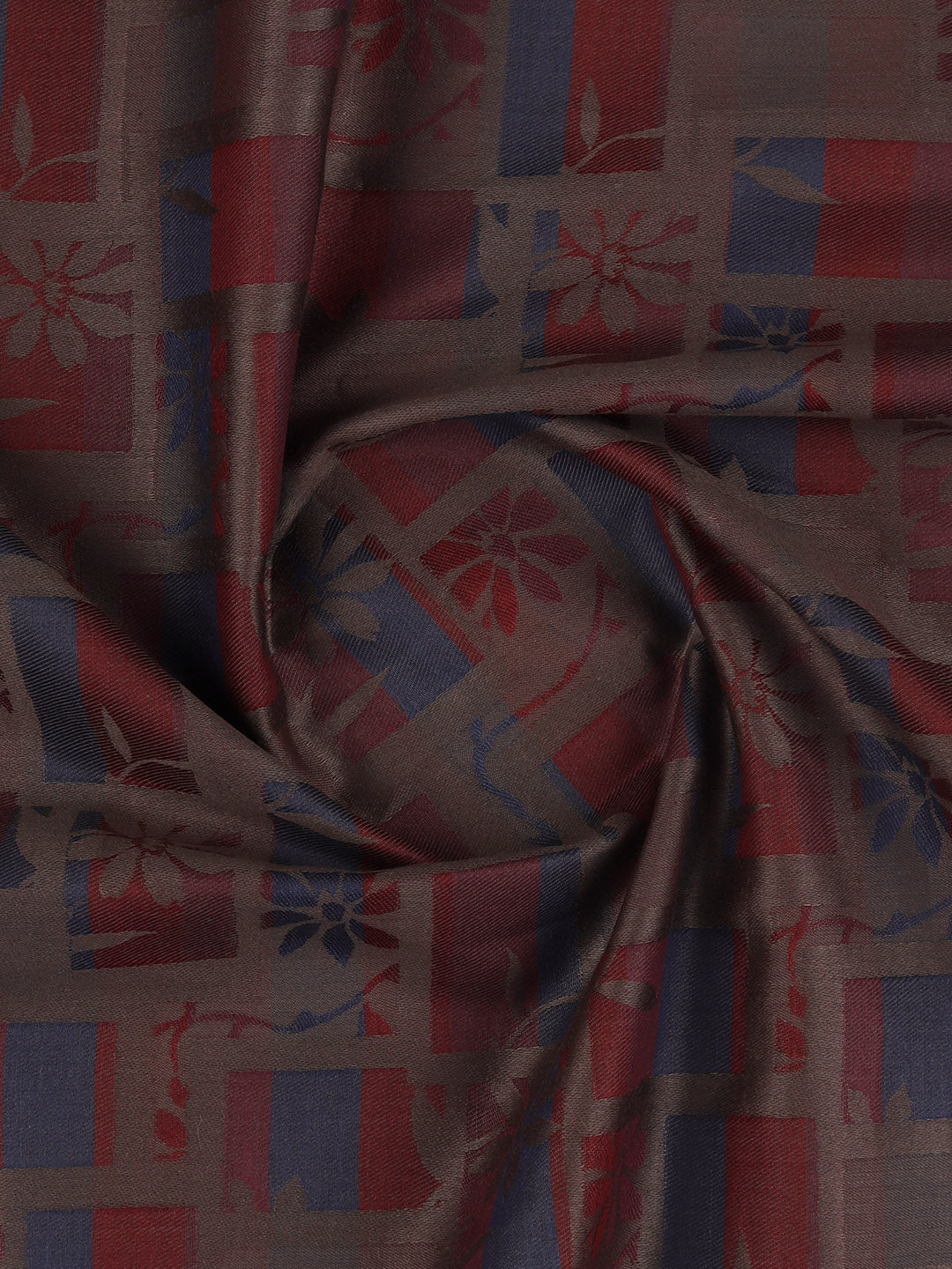 100%Cotton Violet Printed Shirt Fabric Mario Jaquard