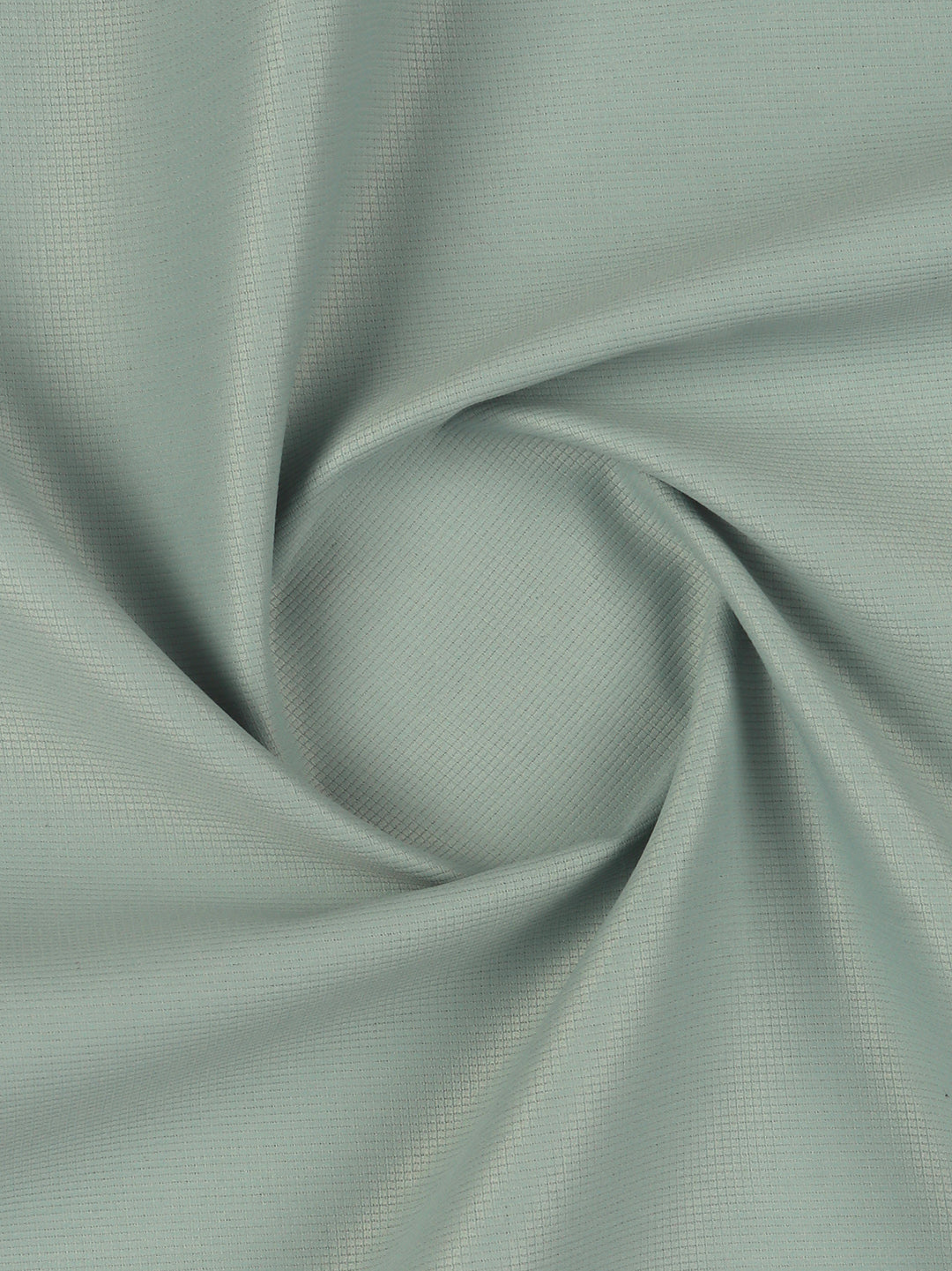 Cotton Blend Self Design Fabric Green Elight Gold