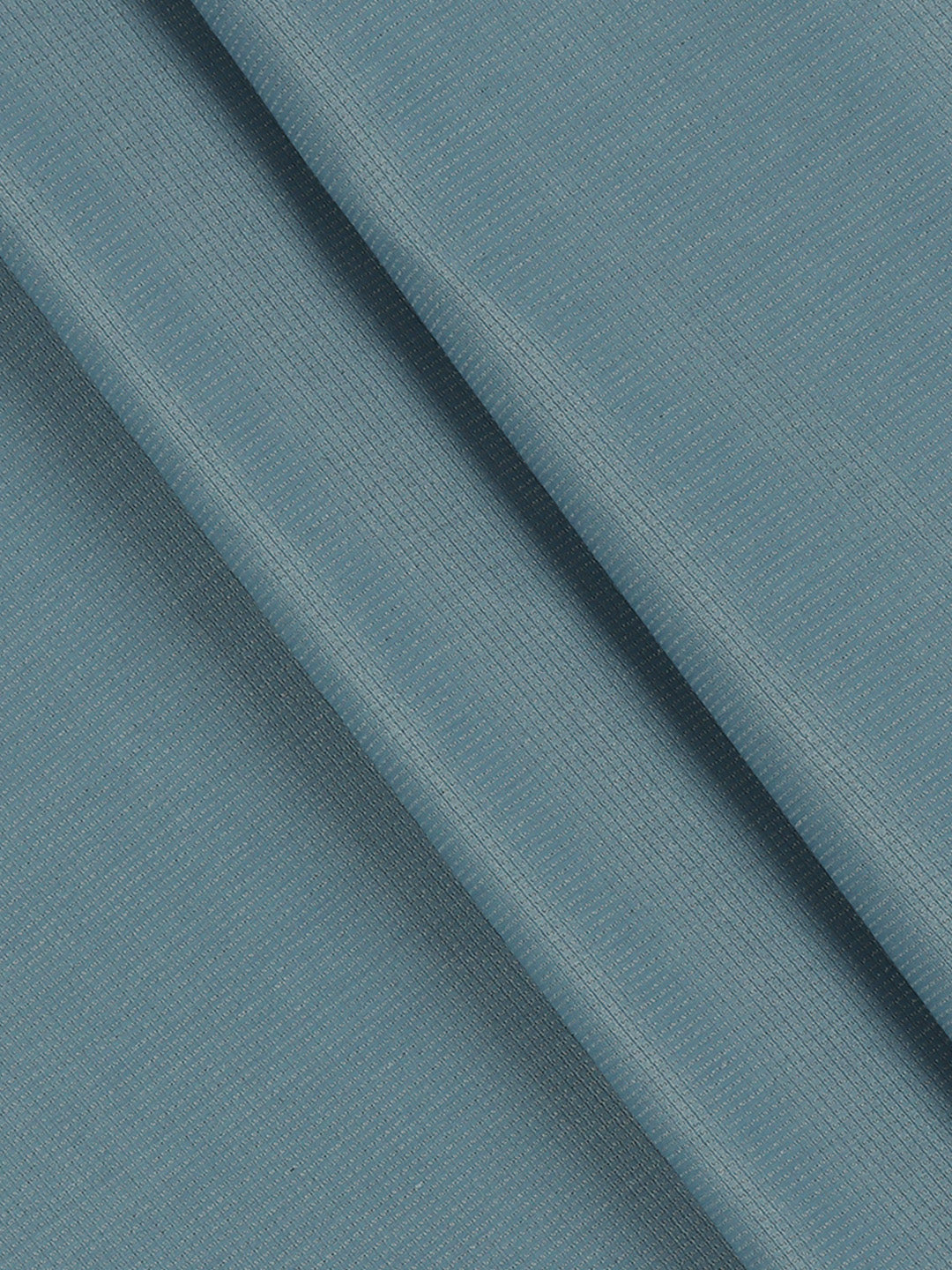 Men's Cotton Blend Self Design Fabric Blue Elight Gold