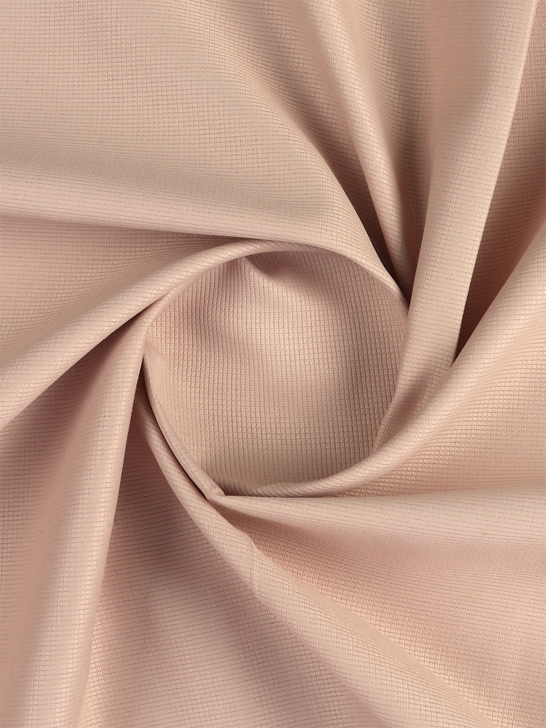 Cotton Blend Self Design Fabric Peach Elight Gold