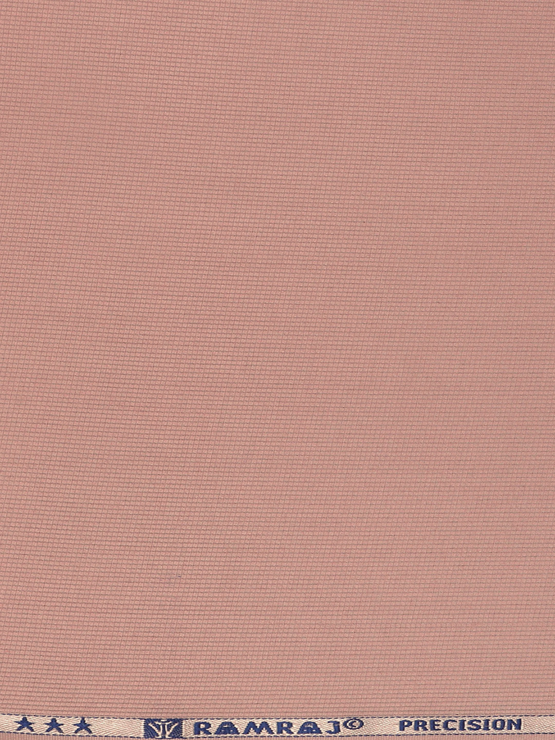 Cotton Blend Self Design Dusty Rose Shirt Fabric Elight Gold