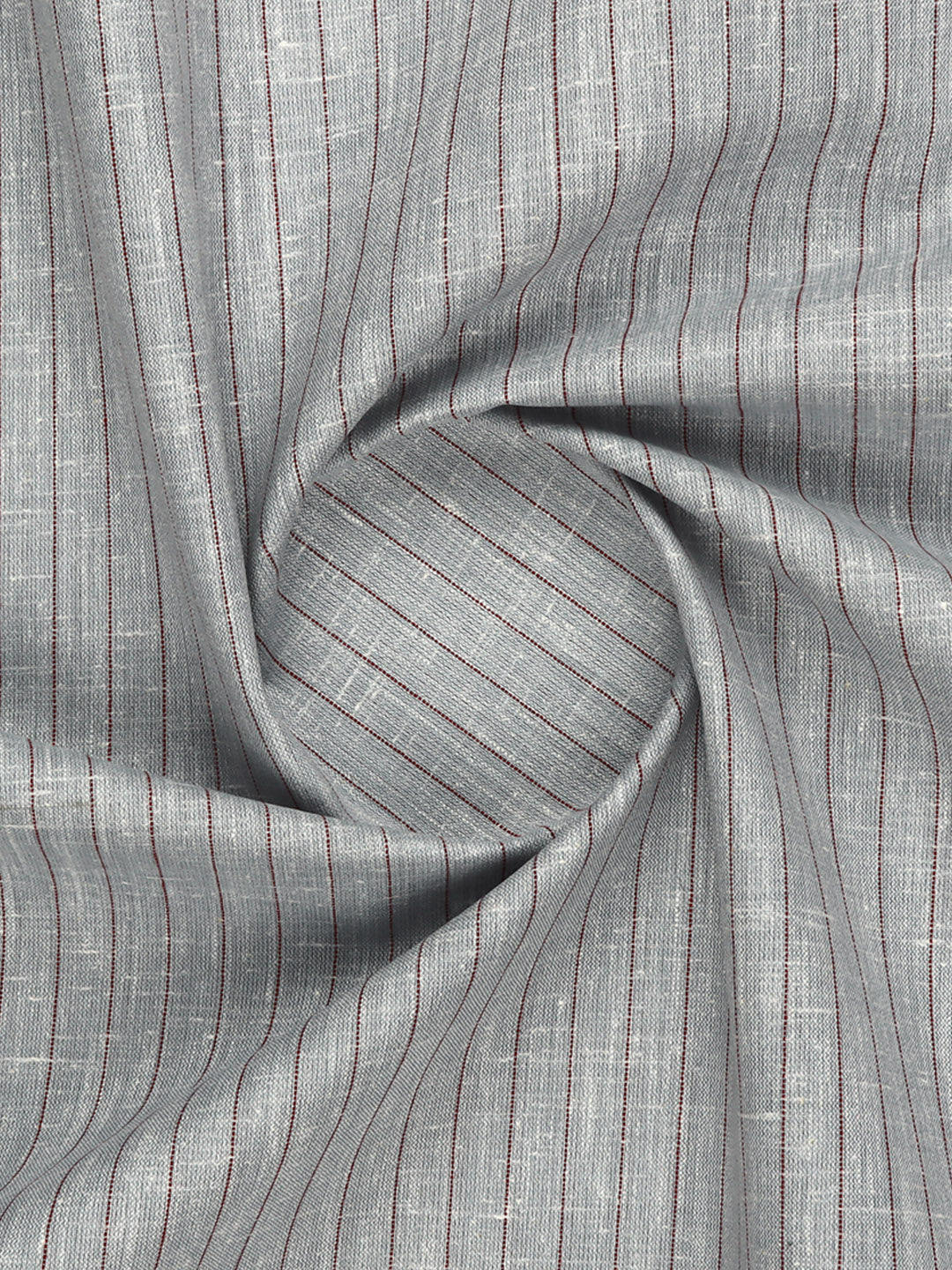 Men Cotton Rich Striped Shirt Fabric Grey High Style