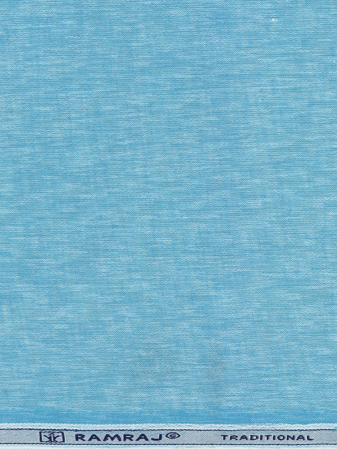 Cotton Rich Blue Plain Shirt Fabric High Style