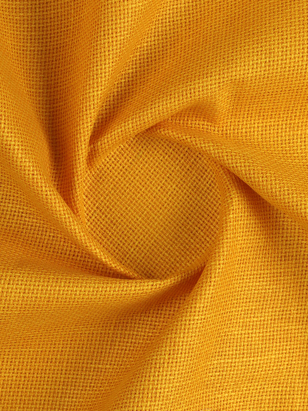 Men Cotton Rich Self Design Shirt Fabric Dark Yellow High Style