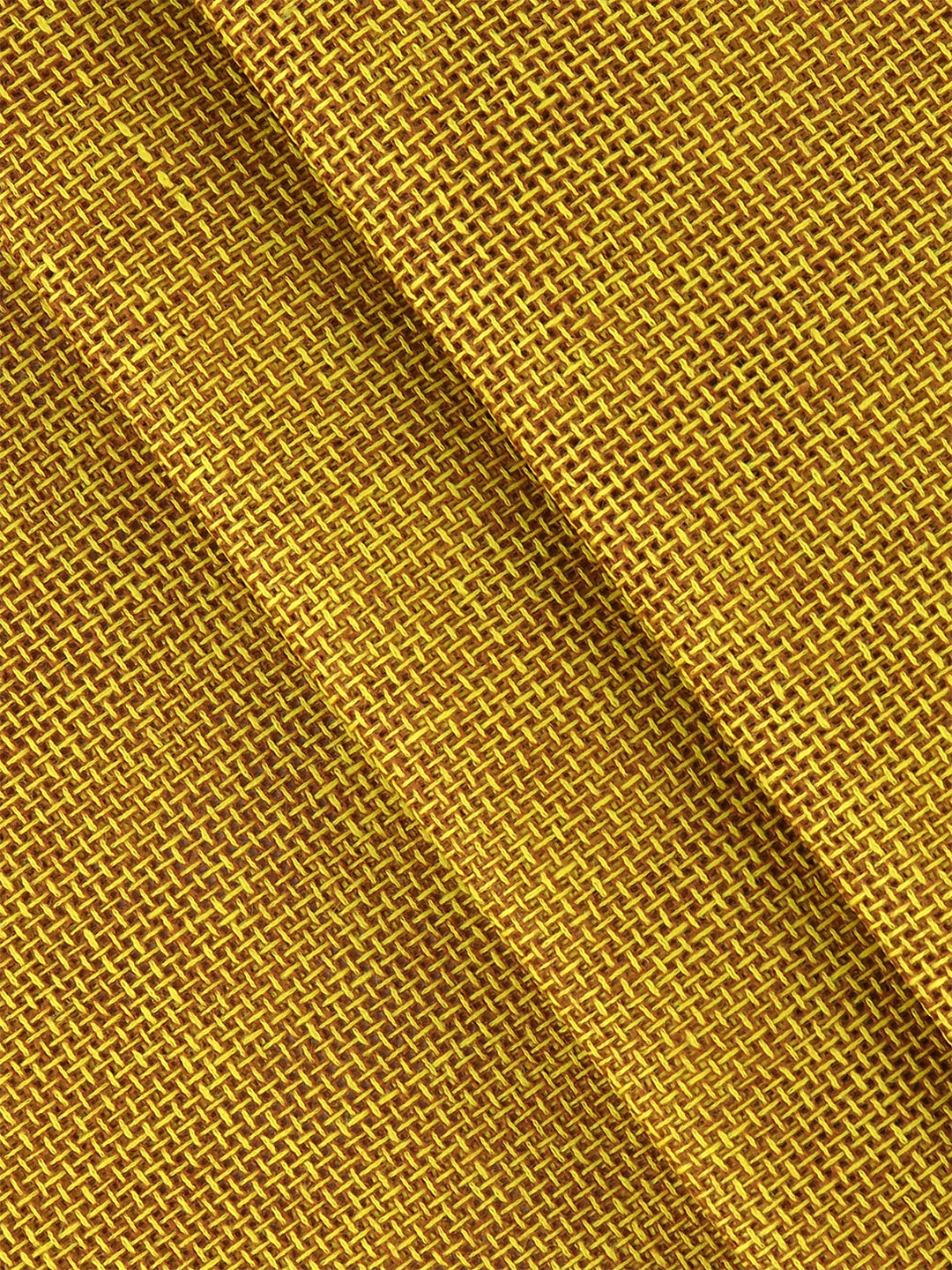 Men Cotton Rich Self Design Shirt Fabric Greenish Brown High Style