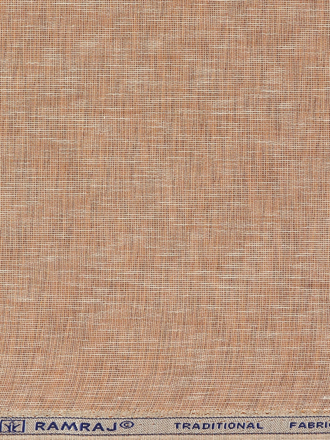 Men Cotton Rich Self Design Shirt Fabric Brown Galaxy Art