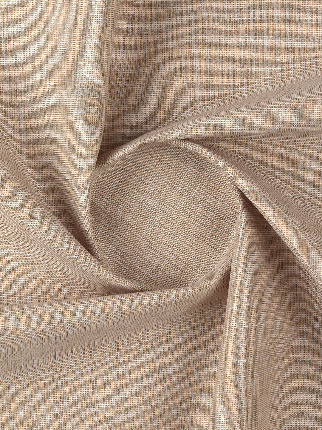 Men Cotton Blend Self Design Shirt Fabric Brown Elight Gold