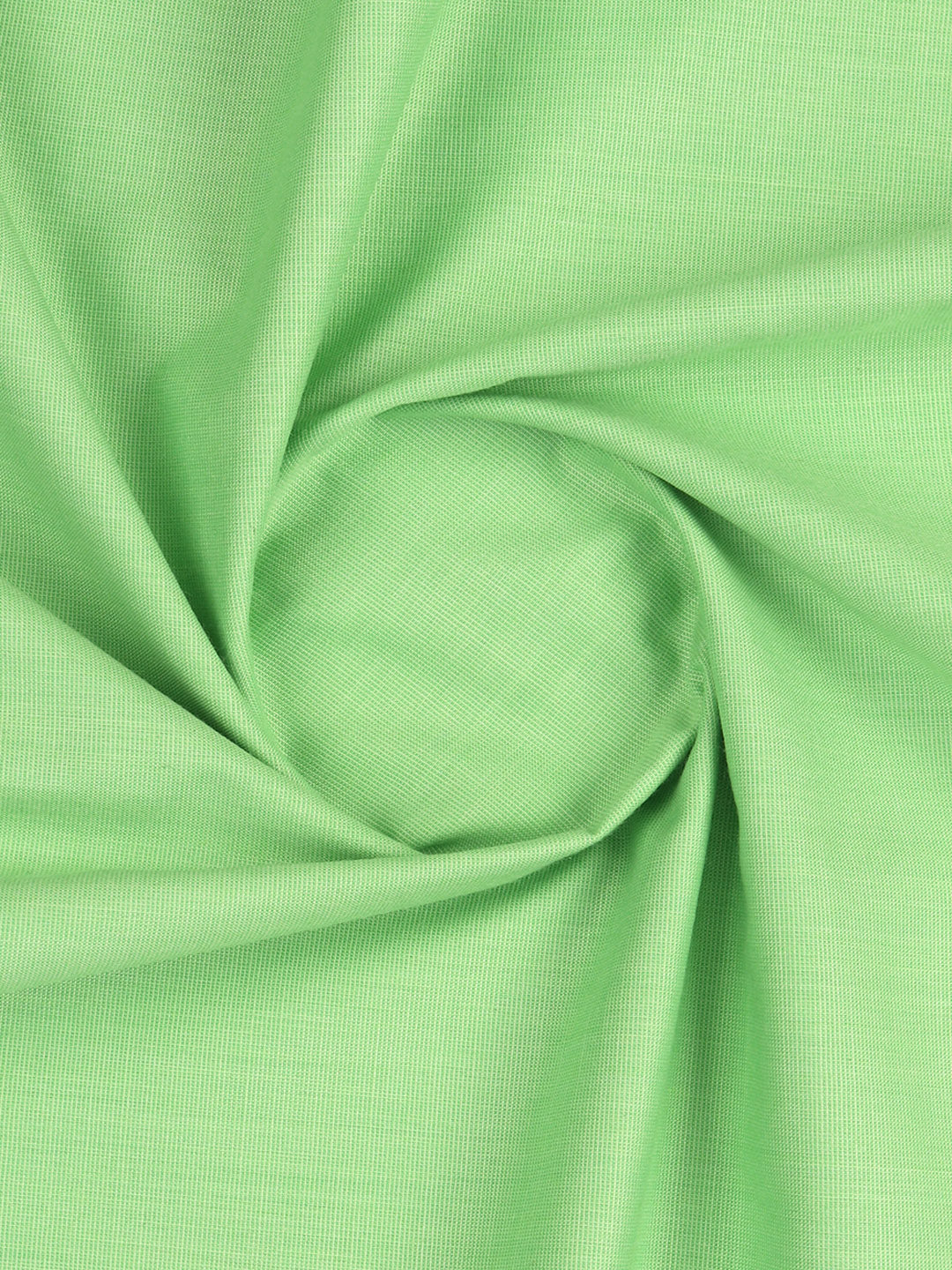 Cotton Rich Plain Shirt Fabric Green Galaxy Art