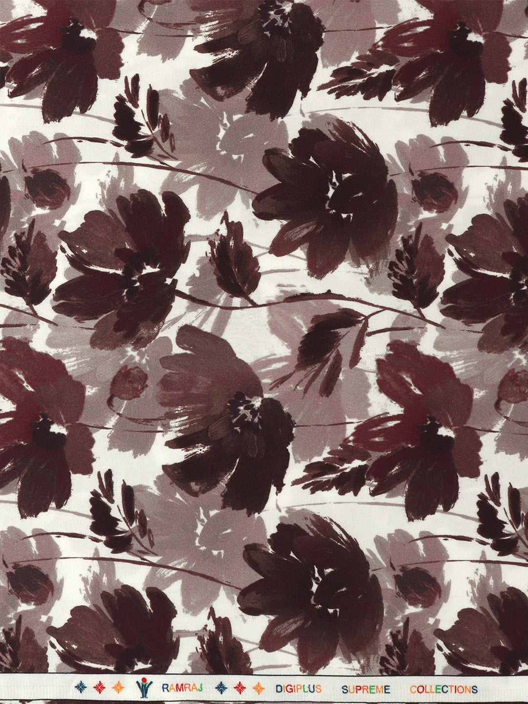 Men Cotton Blend Printed Shirt Fabric Blackberry Rolex Print