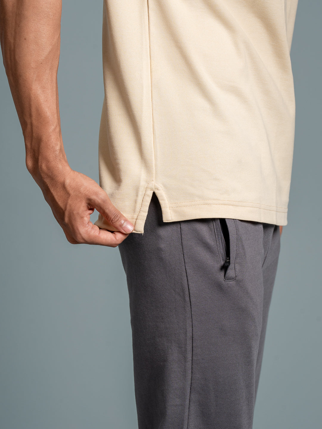 Men's Cotton Rich Pique Polo T-Shirt & Jogger Pants Combo EP19