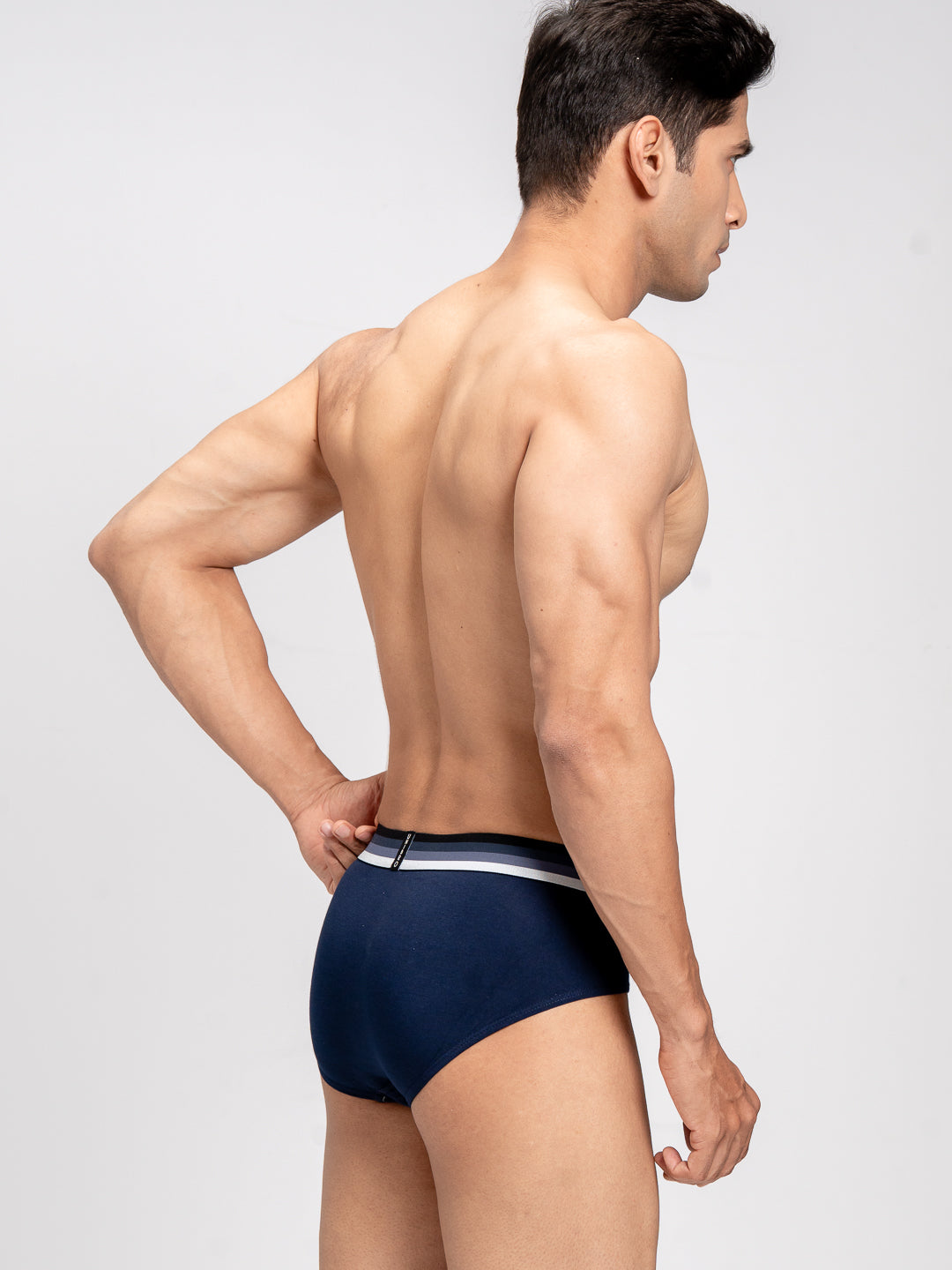 Men TENCEL™ Modal Micro Elastane Stretch Brief Navy