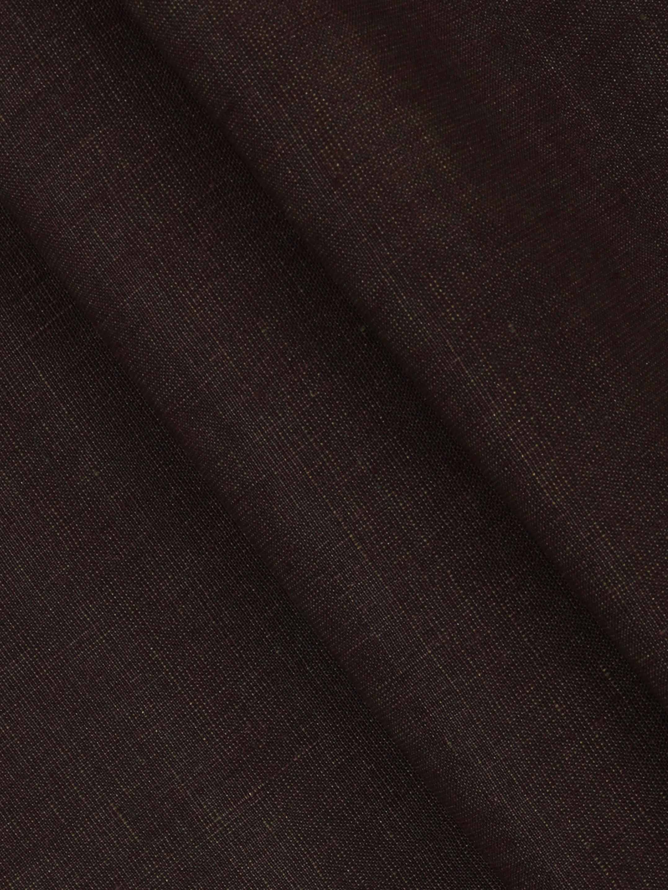 Linen Brooks Suiting Fabric Maroon
