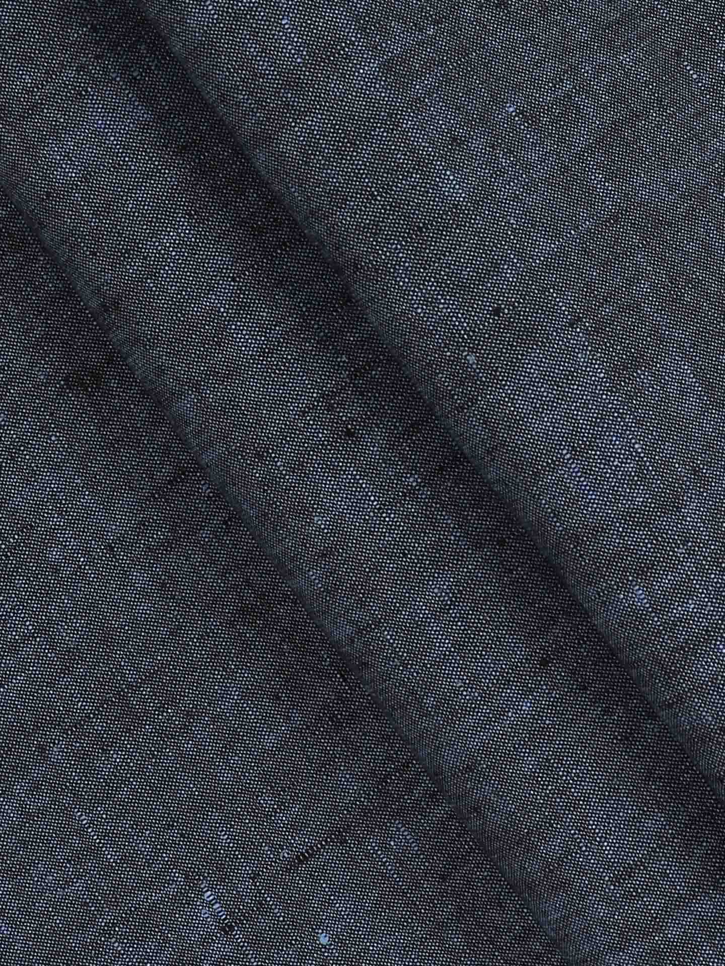 Linen Brooks Suiting Fabric Blue
