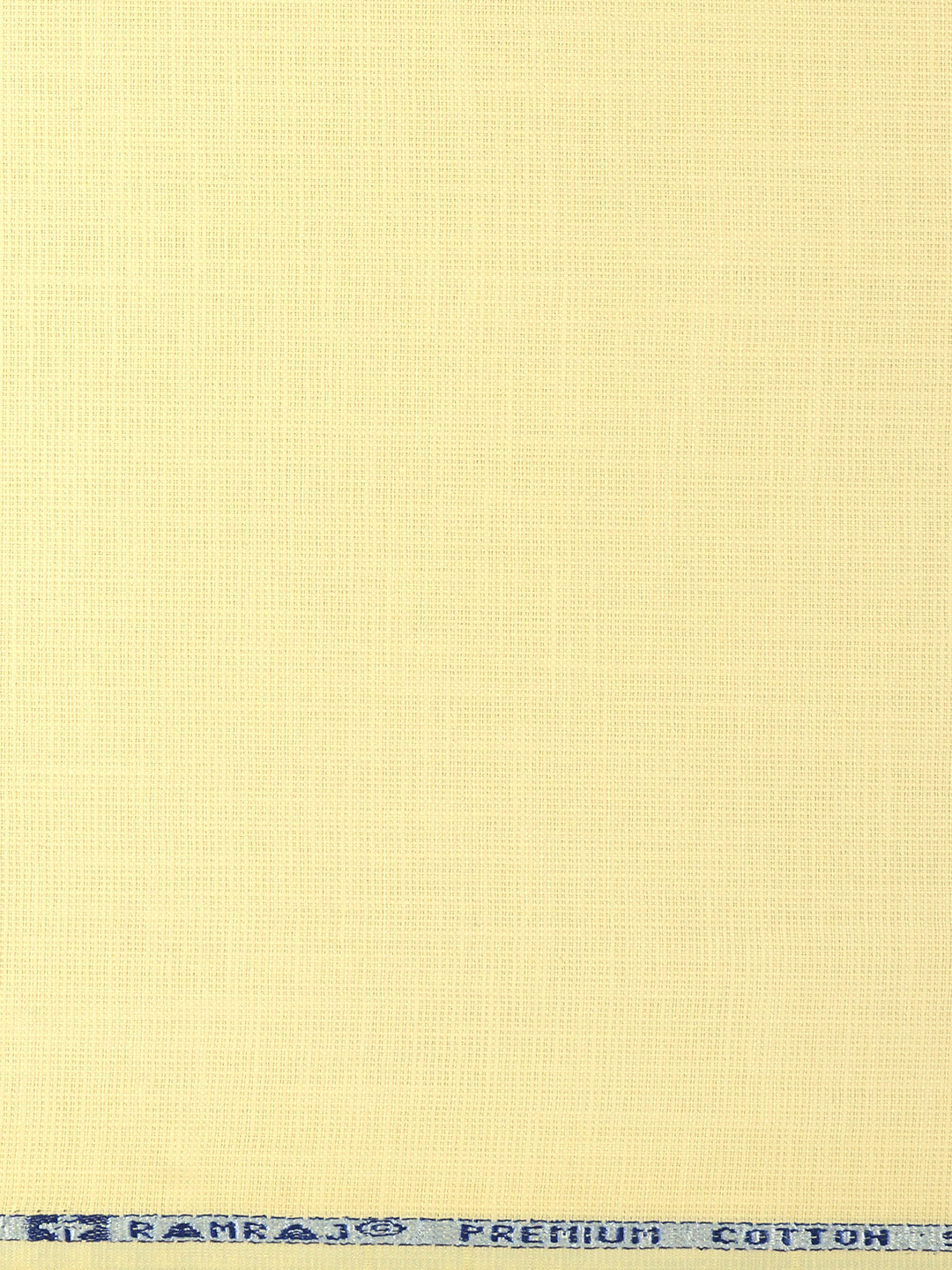 Men 100% Cotton Yellow Plain Shirt Fabric Infinity