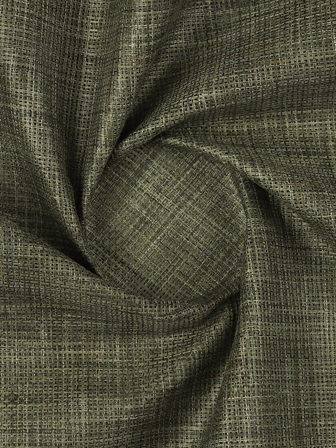 Men’s Cotton Rich Self Design Dark Green Shirt Fabric High Style